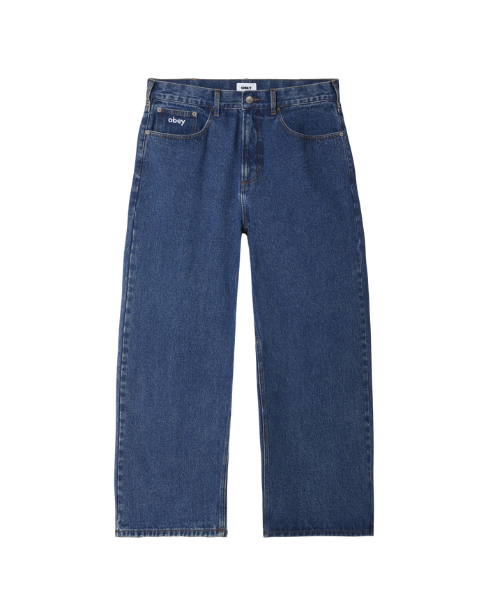 BIGWIG BAGGY DENIM - STONE WASH INDIGO