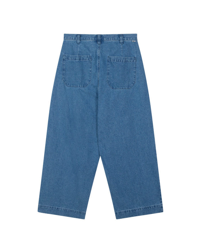 OLIVER DENIM PLEATED PANT