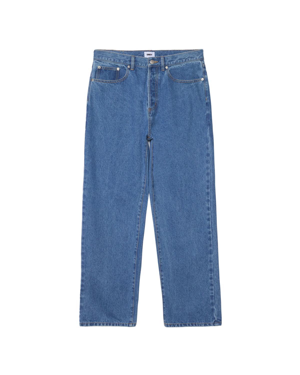 CLASSIC BAGGY DENIM - MEDIUM STONE WASH LIGHT INDIGO
