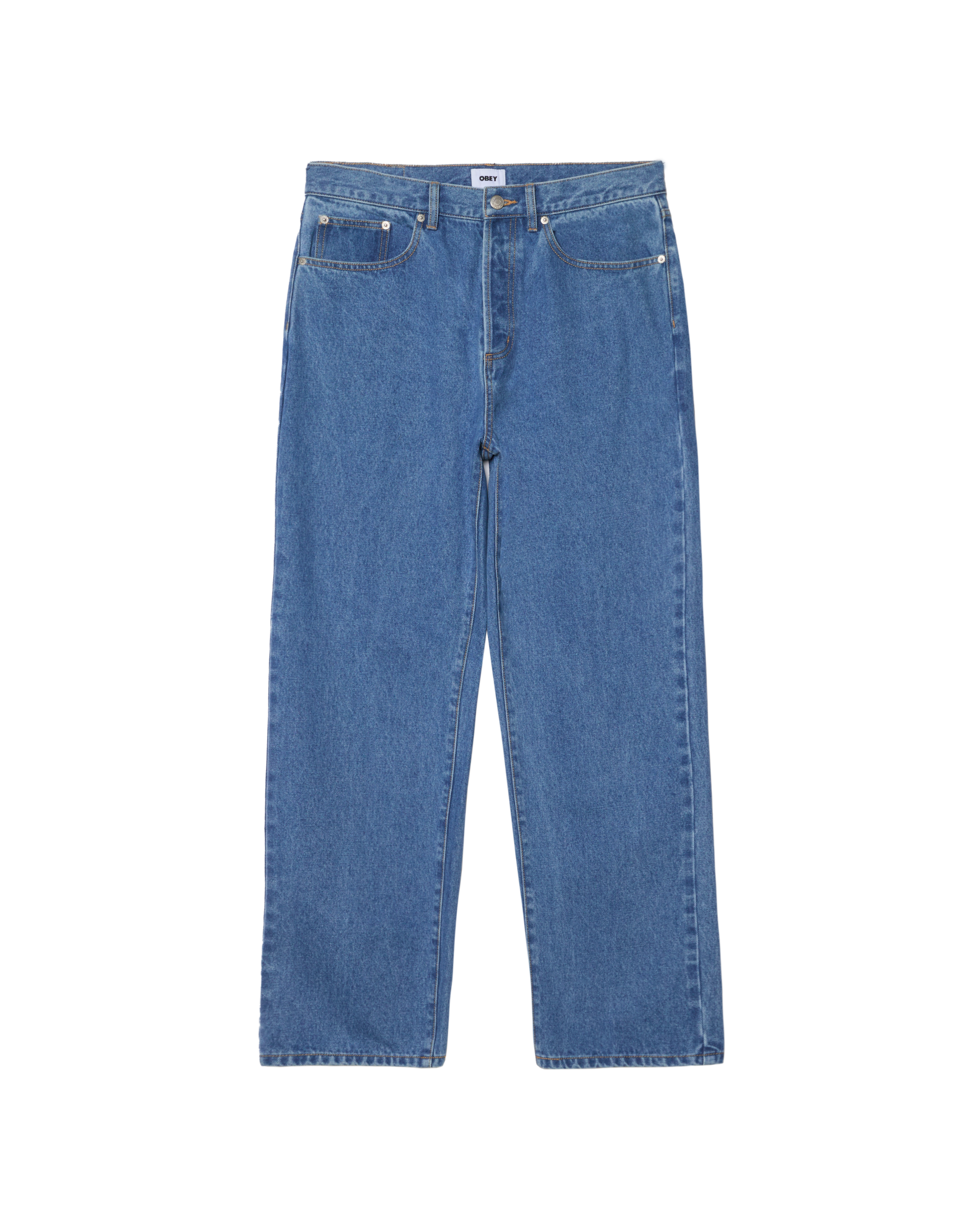 CLASSIC BAGGY DENIM - MEDIUM STONE WASH LIGHT INDIGO
