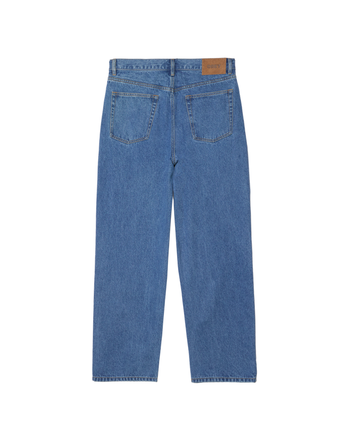 CLASSIC BAGGY DENIM - MEDIUM STONE WASH LIGHT INDIGO