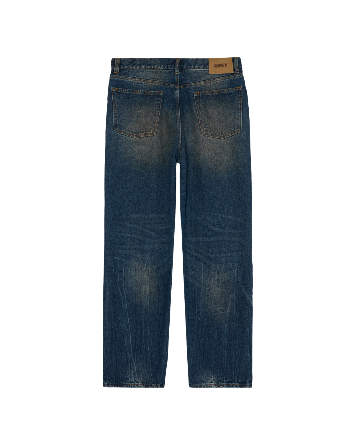 CLASSIC BAGGY DENIM - OIL STANIED INDIGO