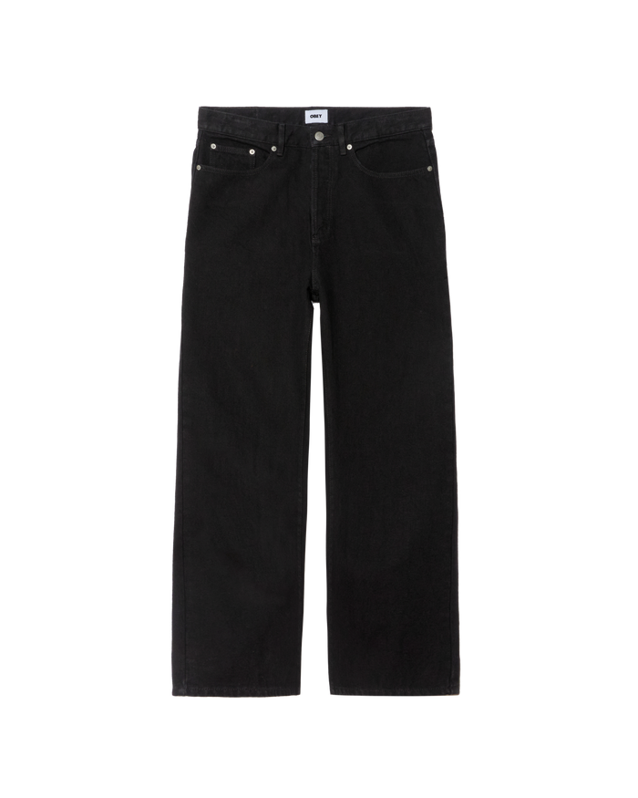 CLASSIC BAGGY DENIM - WASHED BLACK