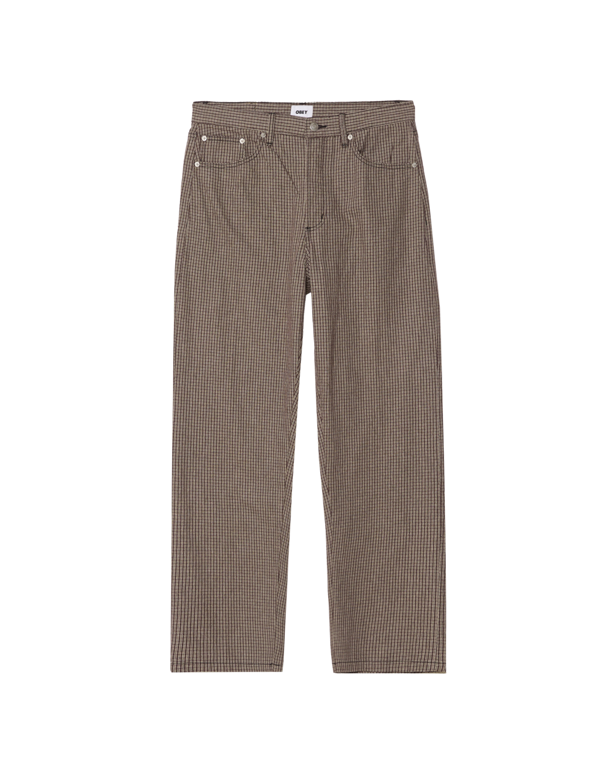 CLASSIC BAGGY PLAID DENIM - AFTER DARK DENIM