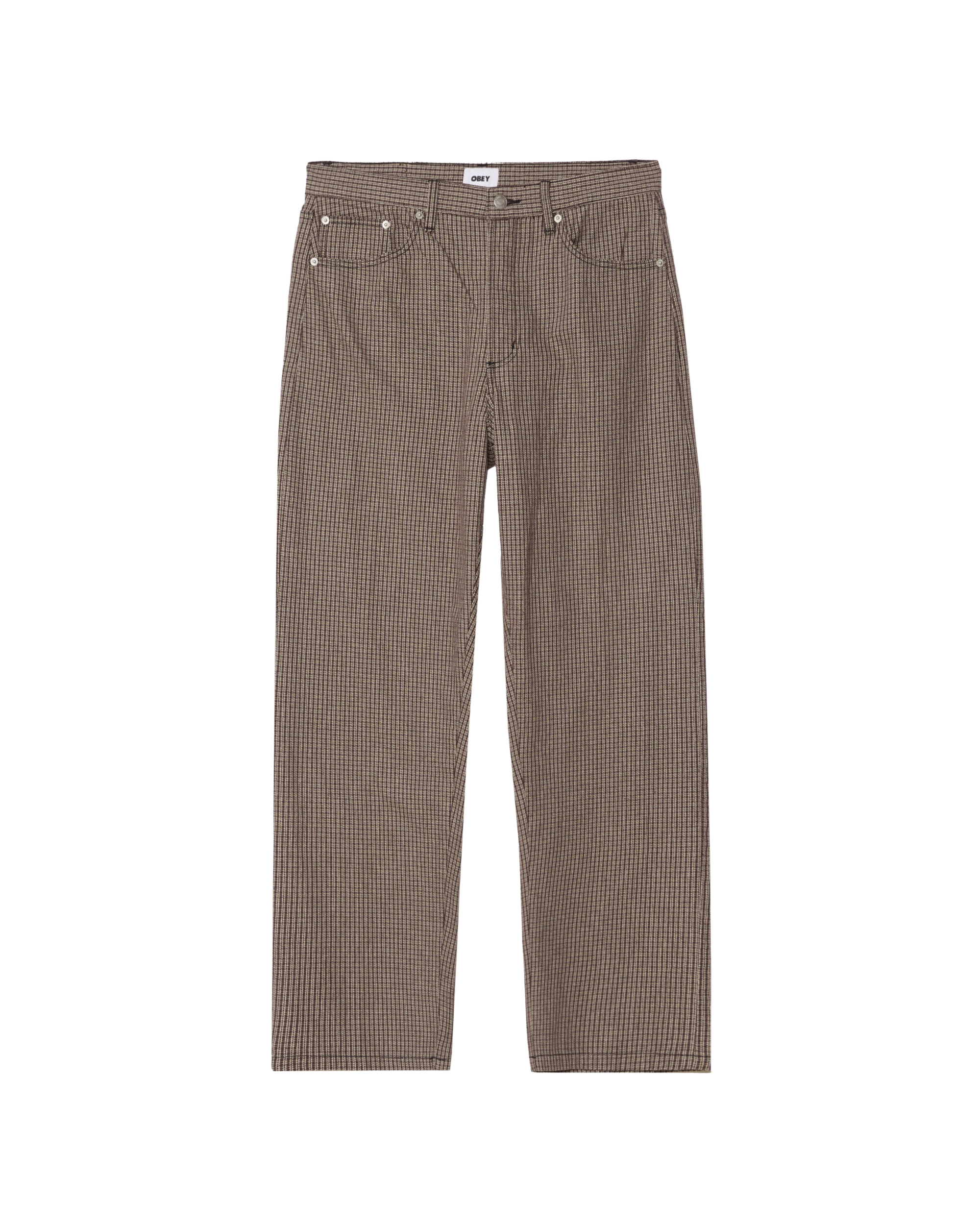 CLASSIC BAGGY PLAID DENIM - AFTER DARK DENIM