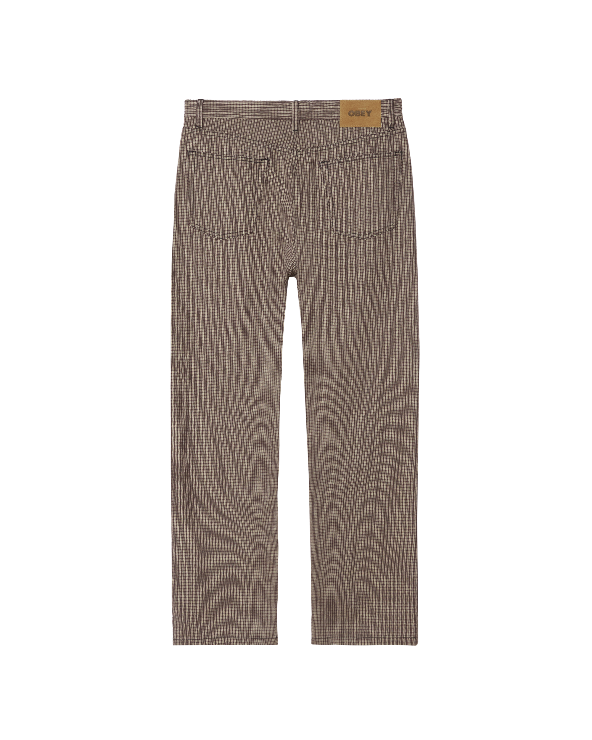 CLASSIC BAGGY PLAID DENIM - AFTER DARK DENIM