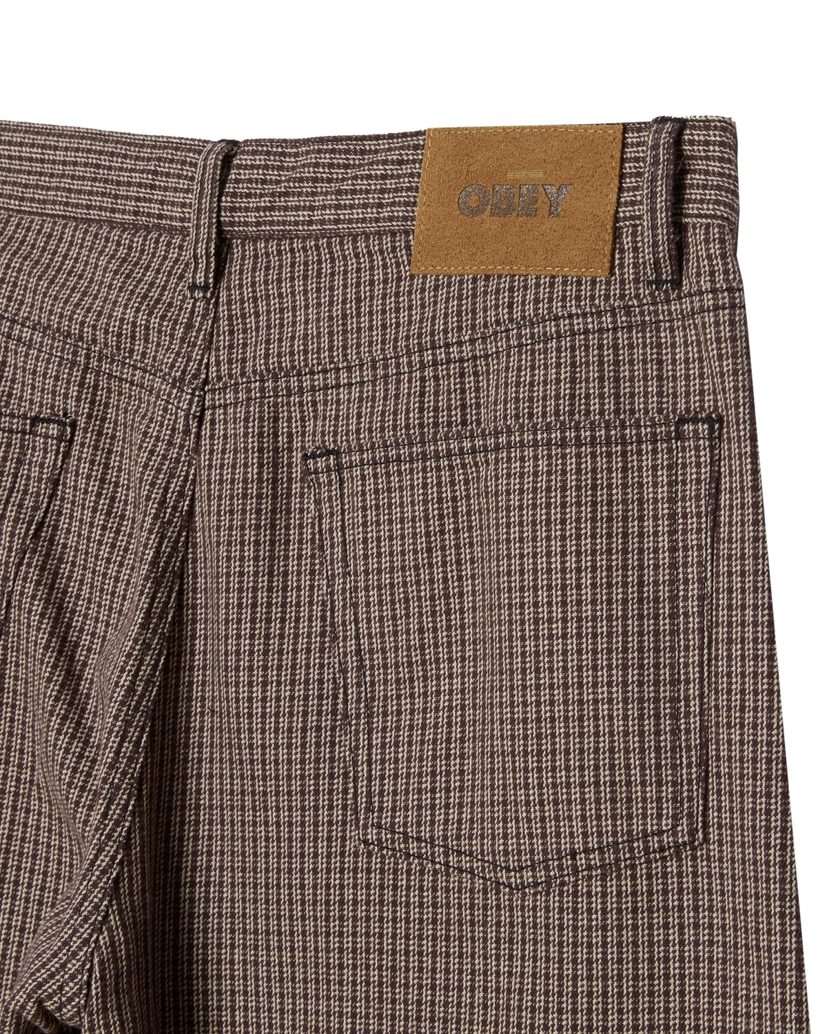 CLASSIC BAGGY PLAID DENIM - AFTER DARK DENIM