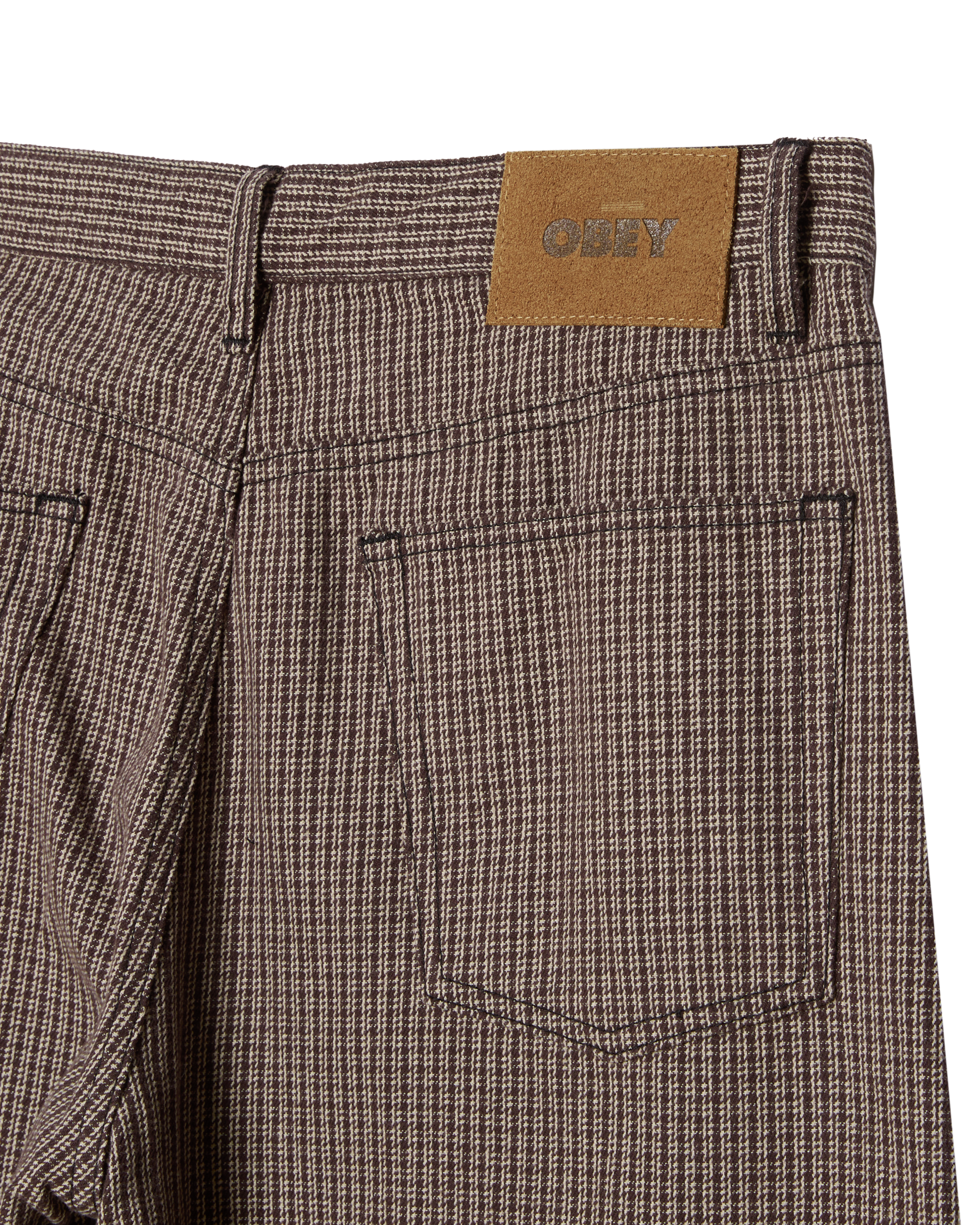 CLASSIC BAGGY PLAID DENIM - AFTER DARK DENIM