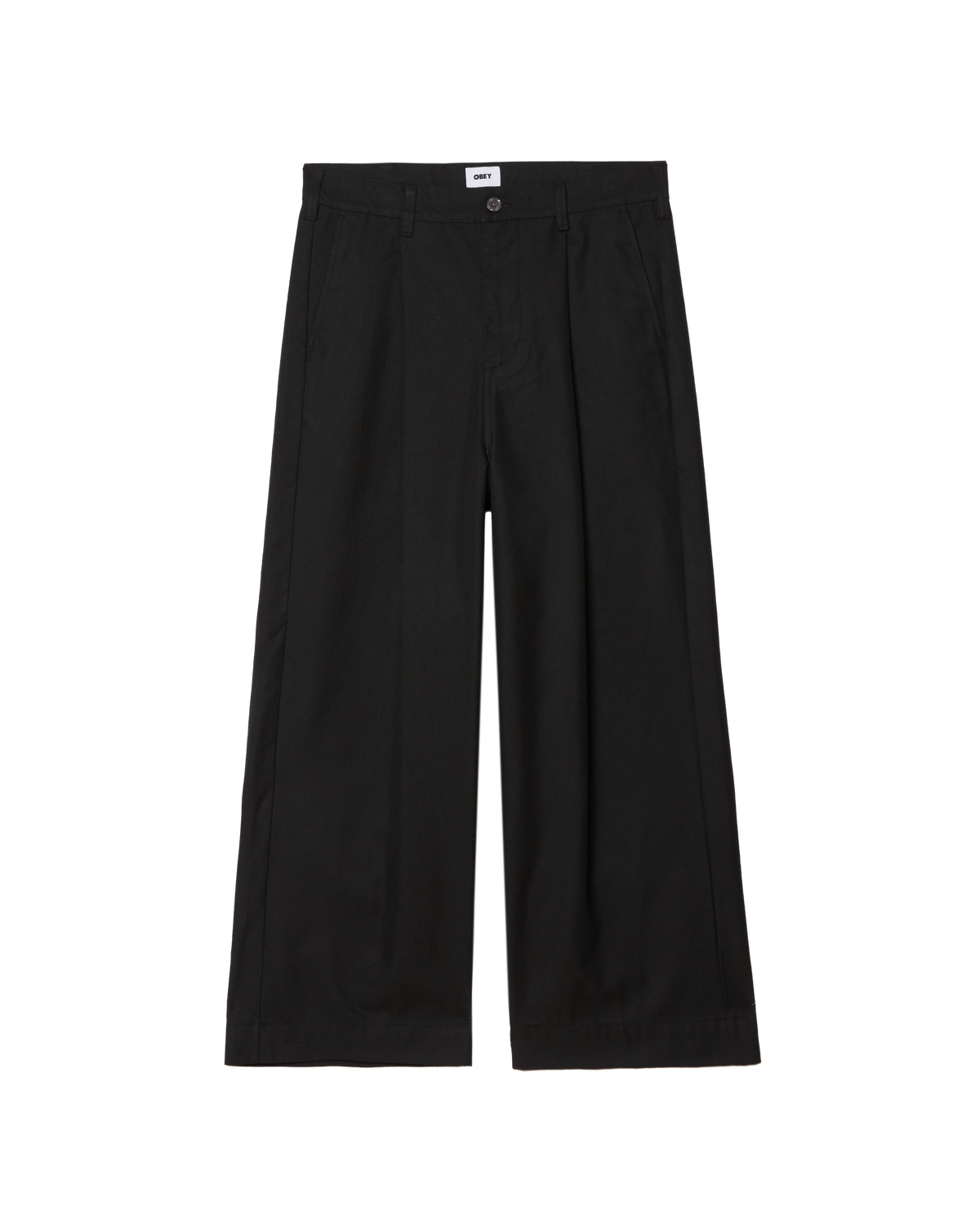 OLIVER PLEATED PANT - BLACK