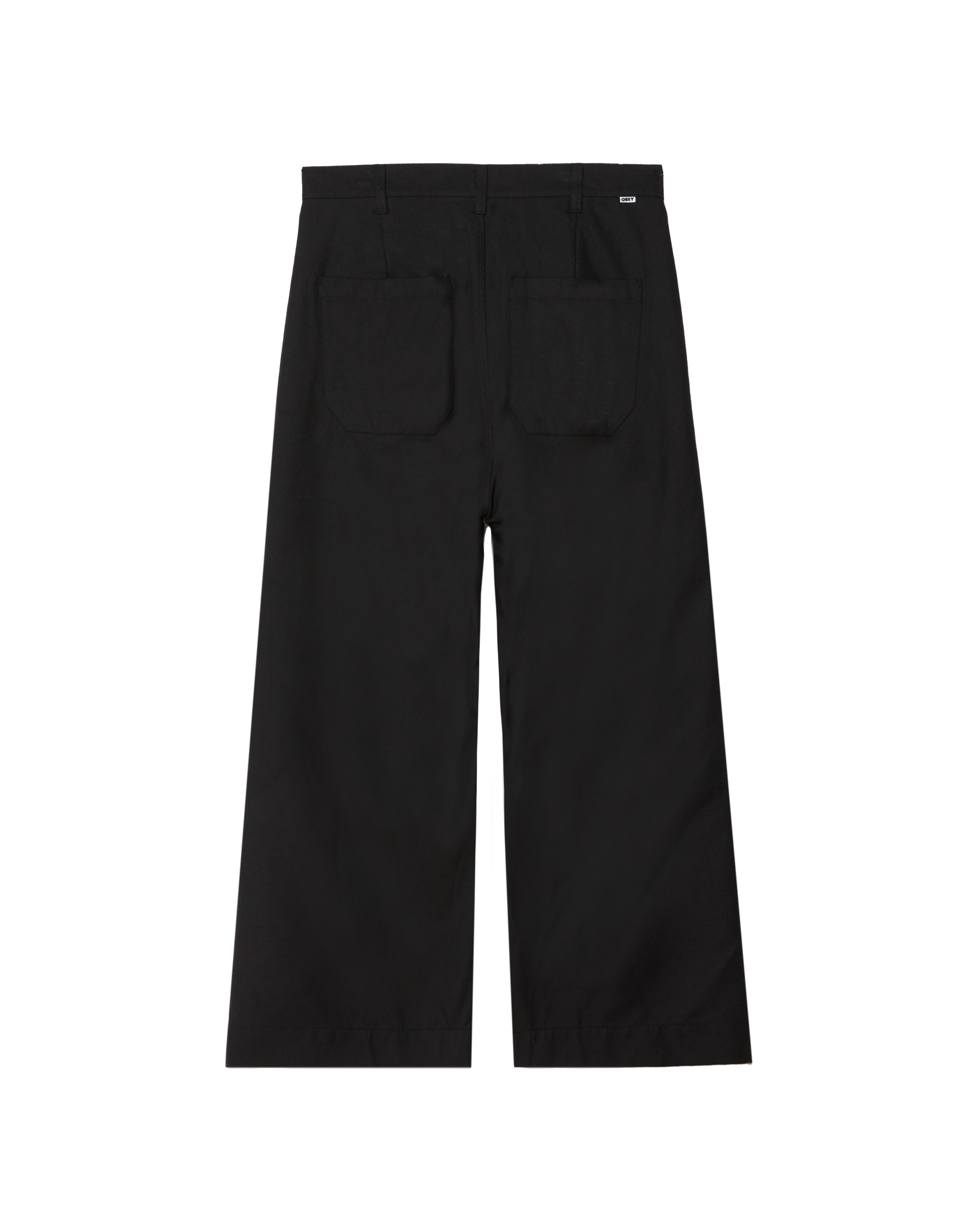 OLIVER PLEATED PANT - BLACK