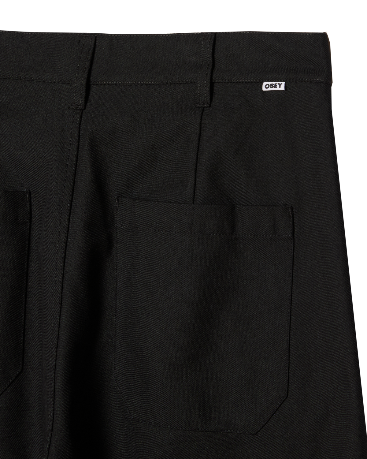 OLIVER PLEATED PANT - BLACK