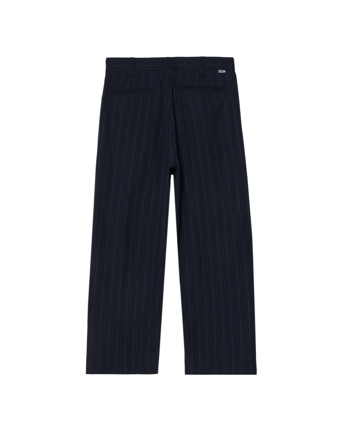 DEAN STRIPE PLEATED PANT - MIDNIGHT NAVY MULTI