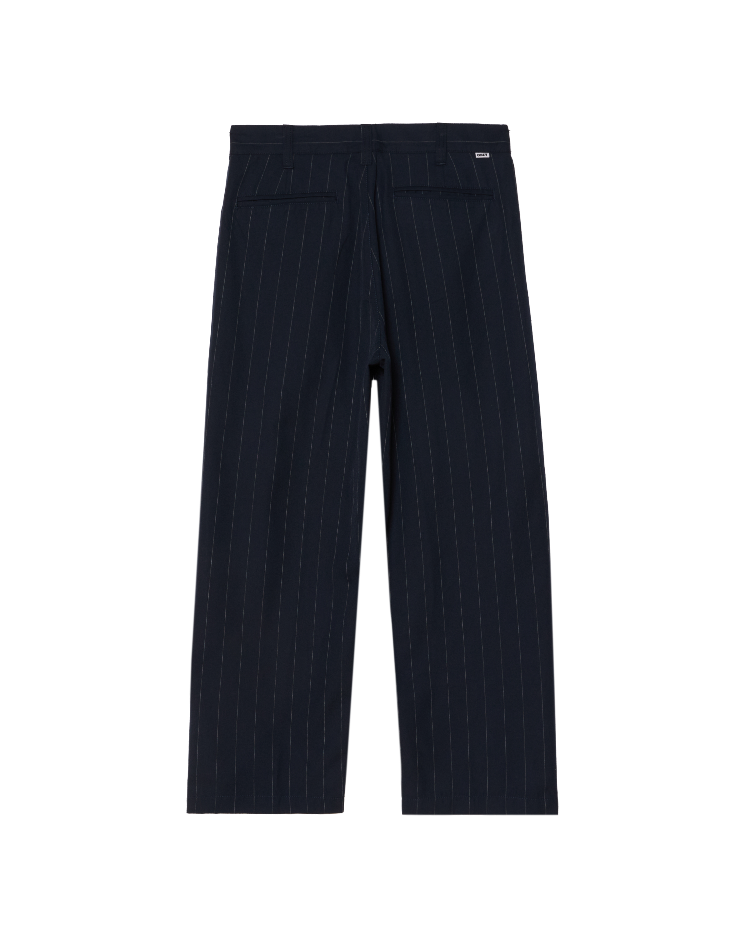 DEAN STRIPE PLEATED PANT - MIDNIGHT NAVY MULTI