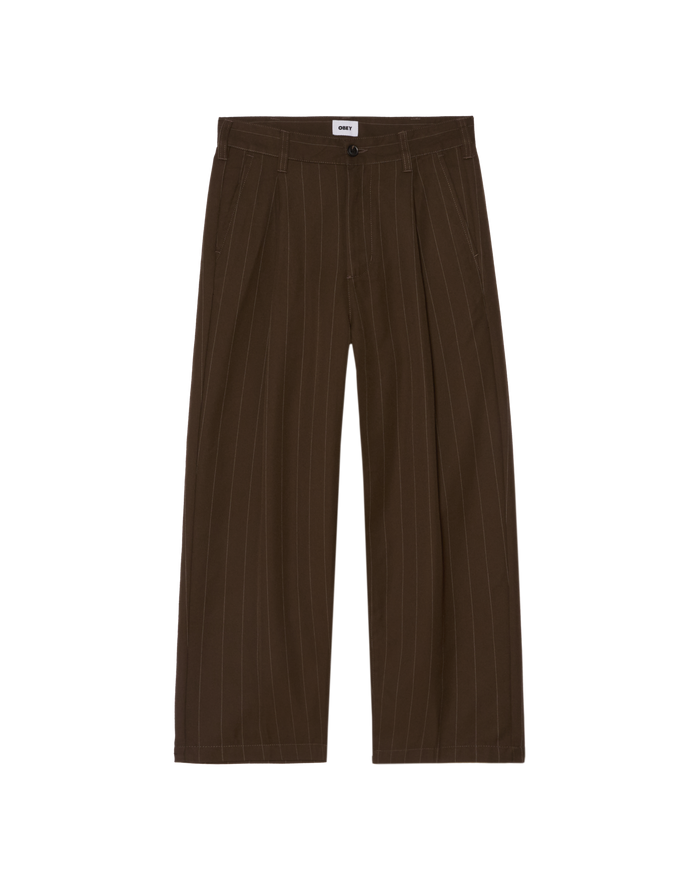 DEAN STRIPE PLEATED PANT - WREN MULTI