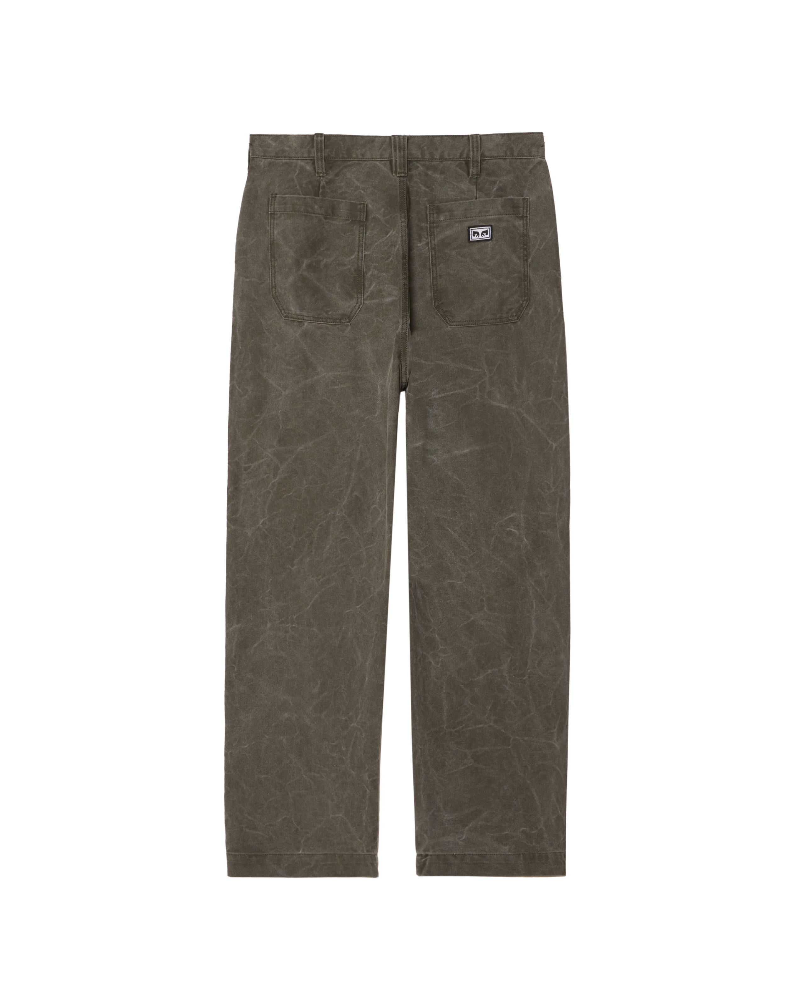 COMMONS WRINKLE PANT - BLACK OLIVE WRINKLE WASH