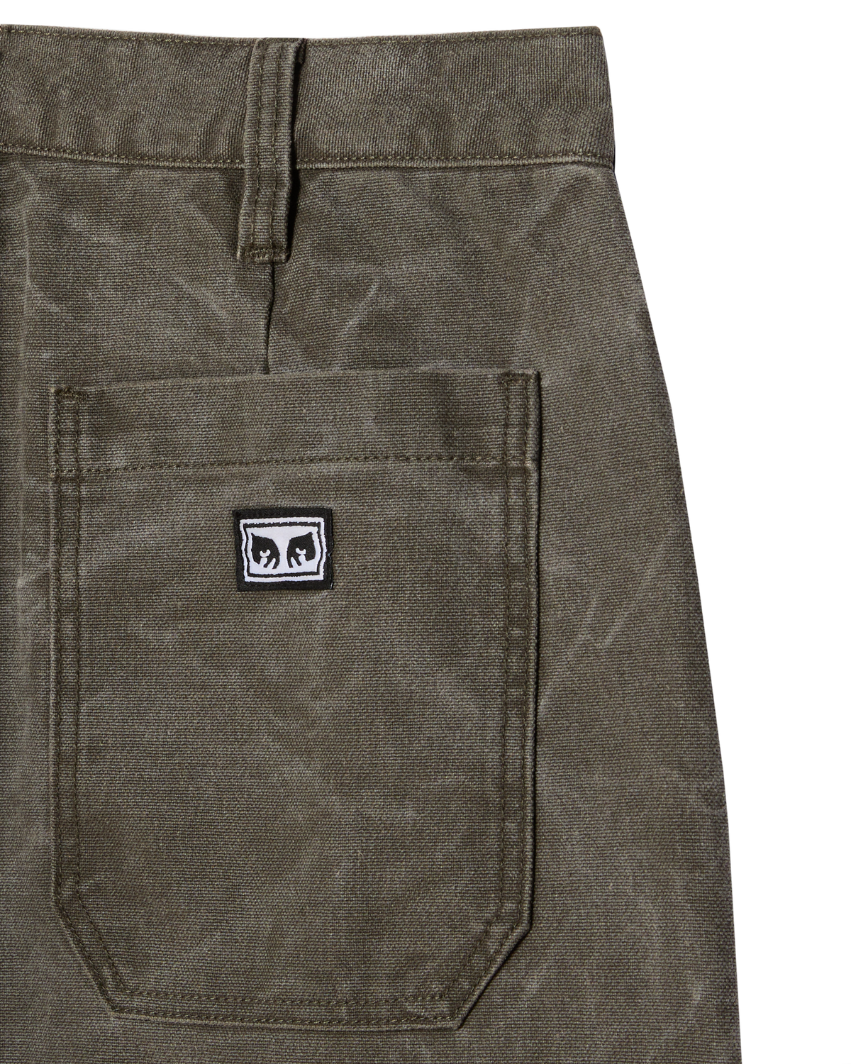 COMMONS WRINKLE PANT - BLACK OLIVE WRINKLE WASH