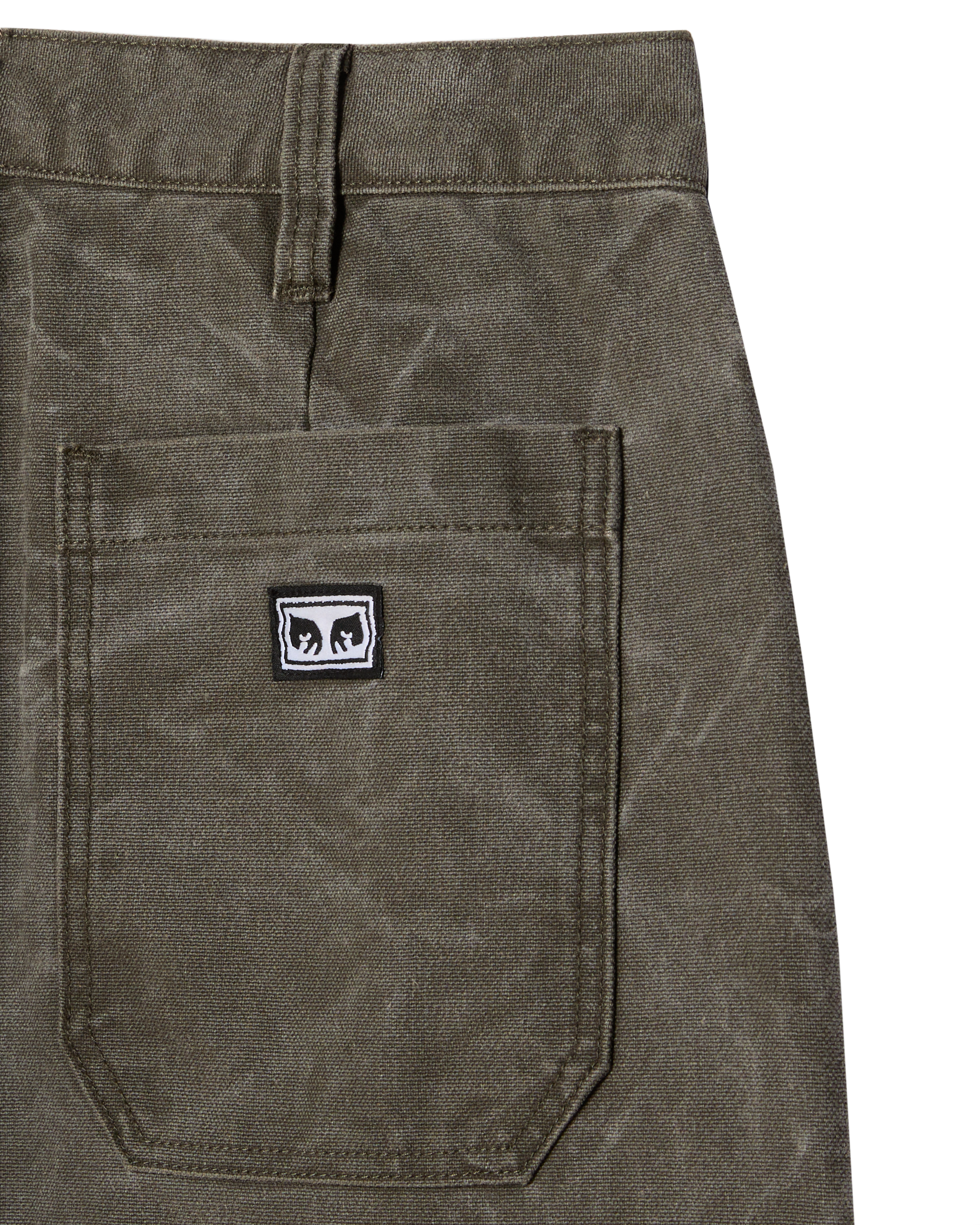 COMMONS WRINKLE PANT - BLACK OLIVE WRINKLE WASH