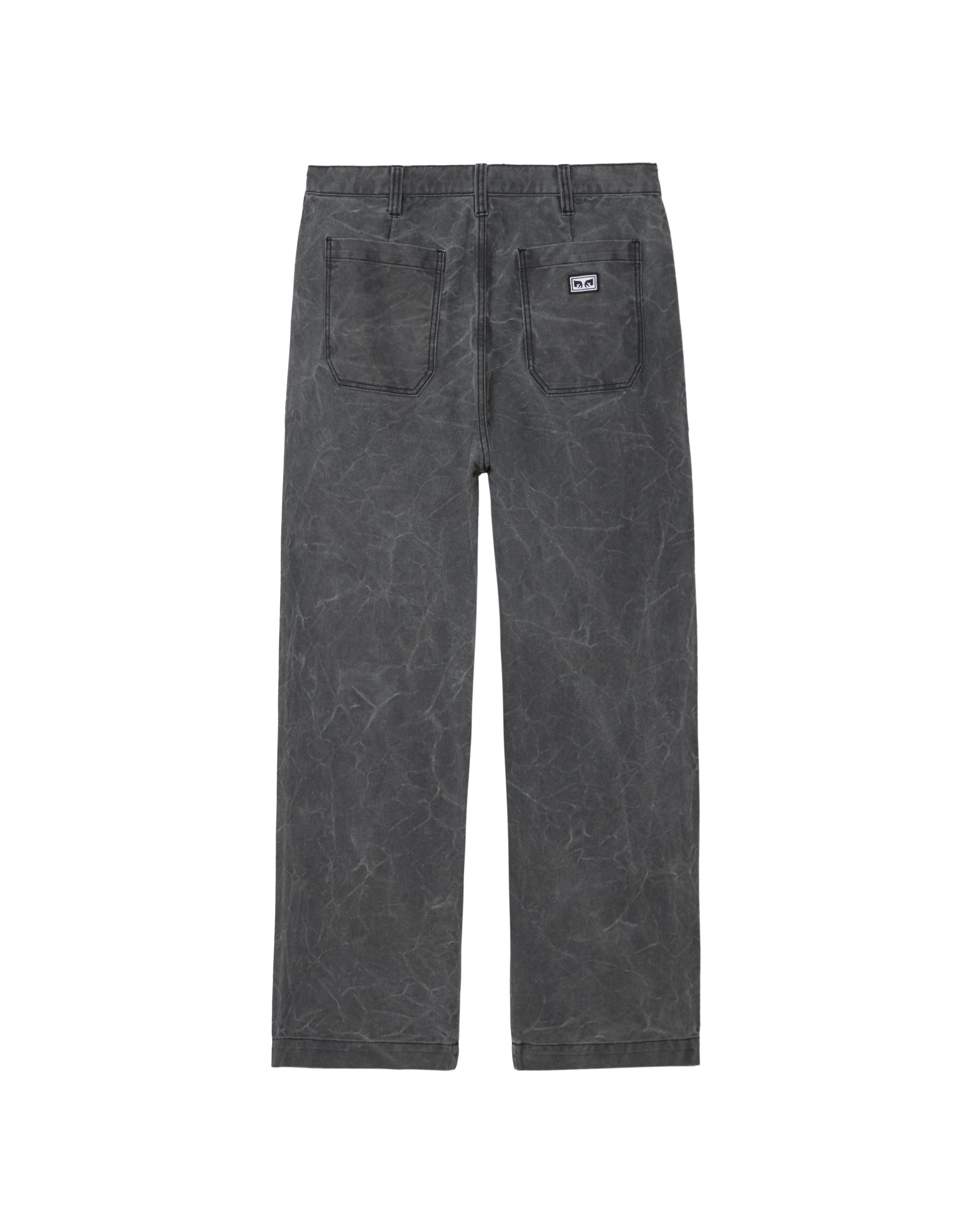 COMMONS WRINKLE PANT - BLACK WRINKLE WASH