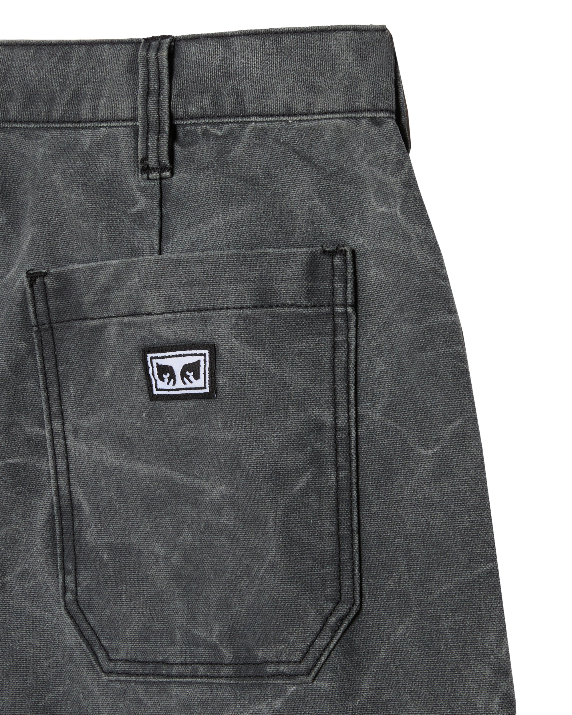 COMMONS WRINKLE PANT - BLACK WRINKLE WASH