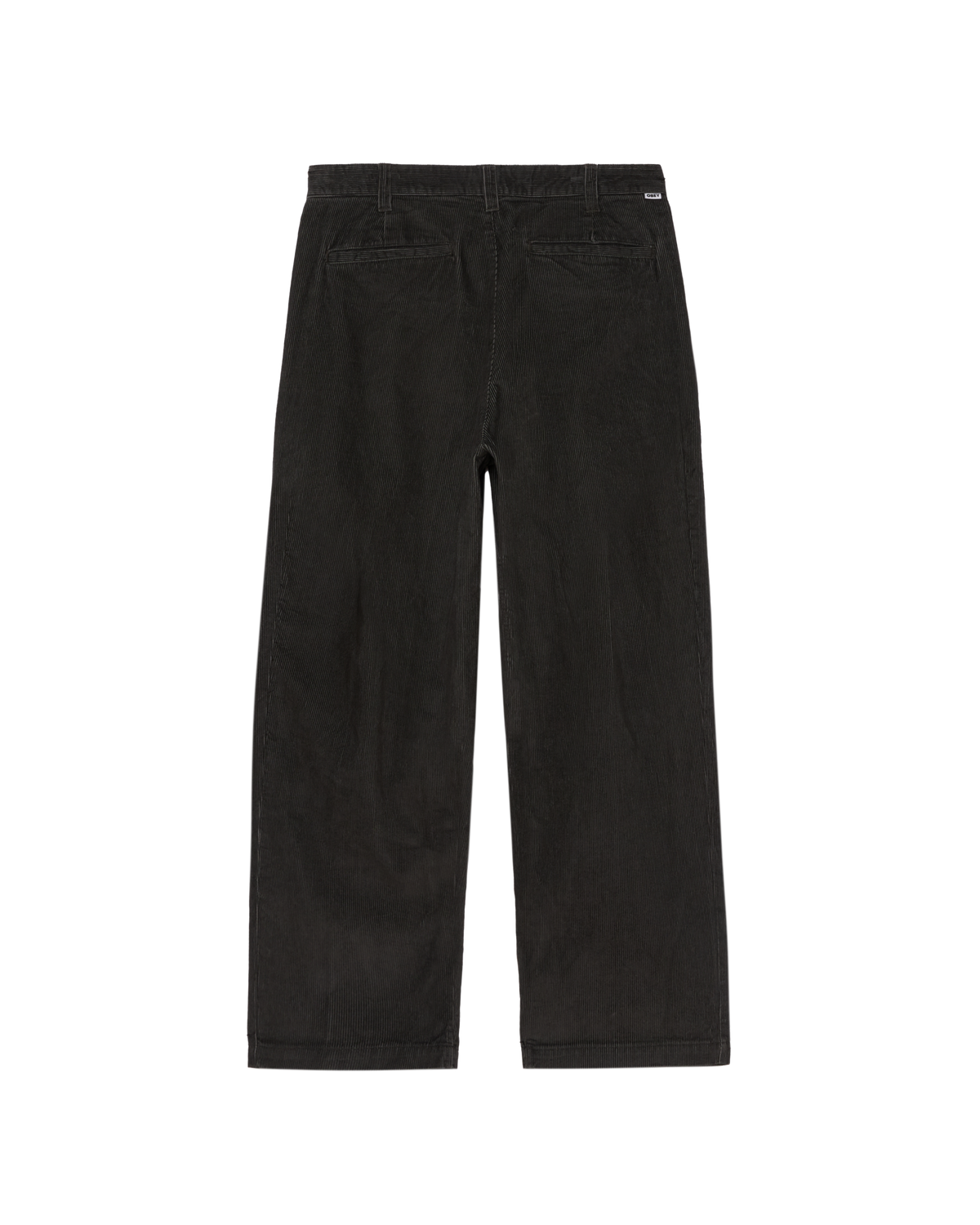 DEAN FADED WASH CORD PANT - BLACK FADED WASH