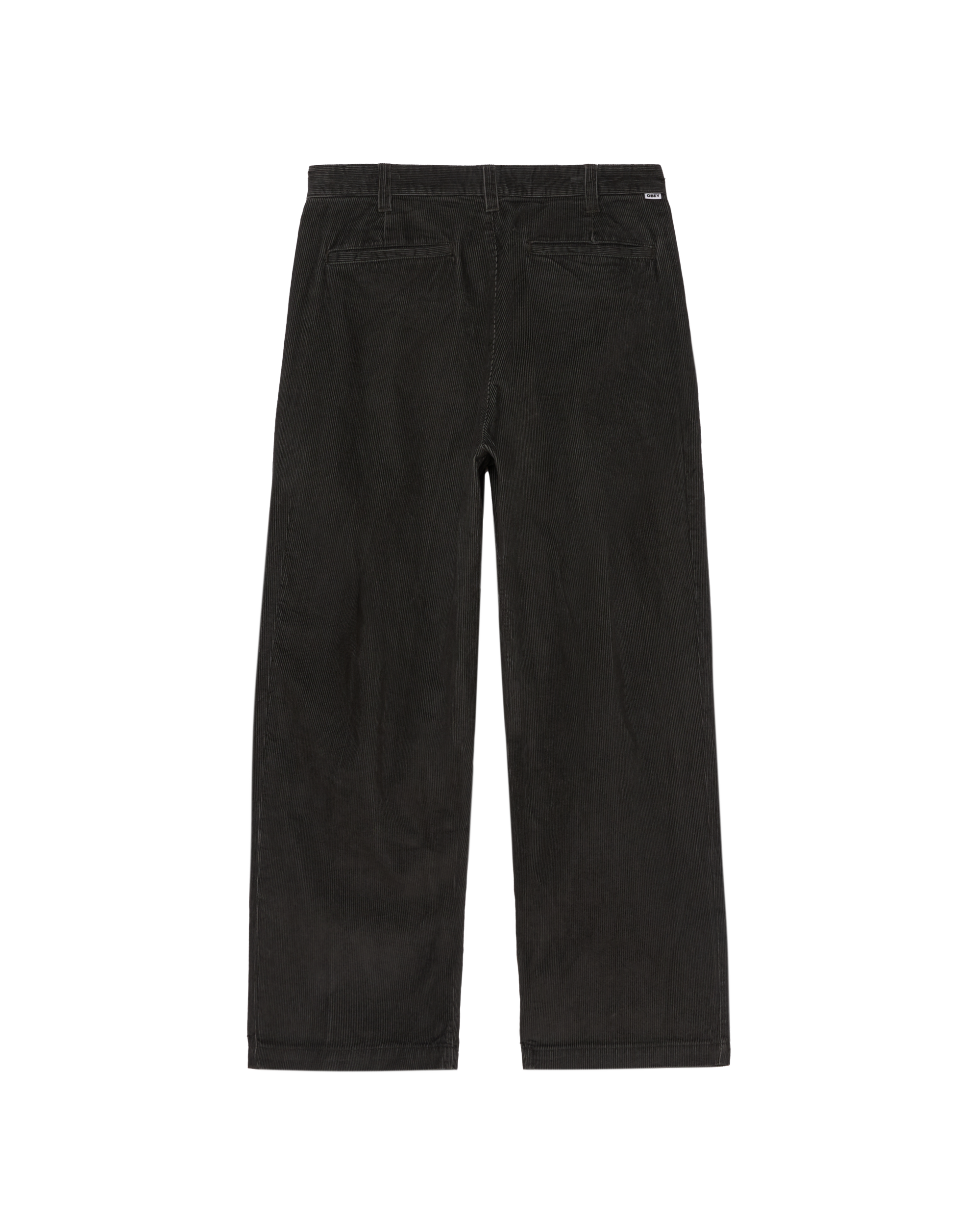DEAN FADED WASH CORD PANT - BLACK FADED WASH
