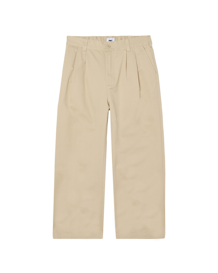 FOSTER PLEATED PANT - CEMENT