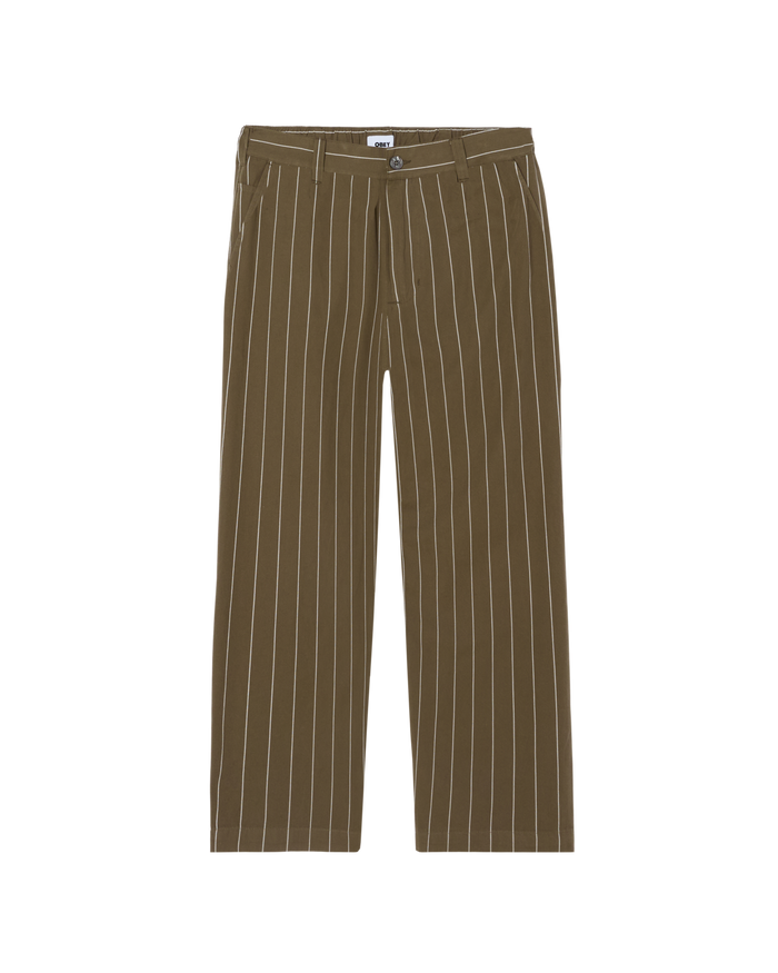 FOSTER PLEATED STRIPE PANT - CANTEEN MULTI