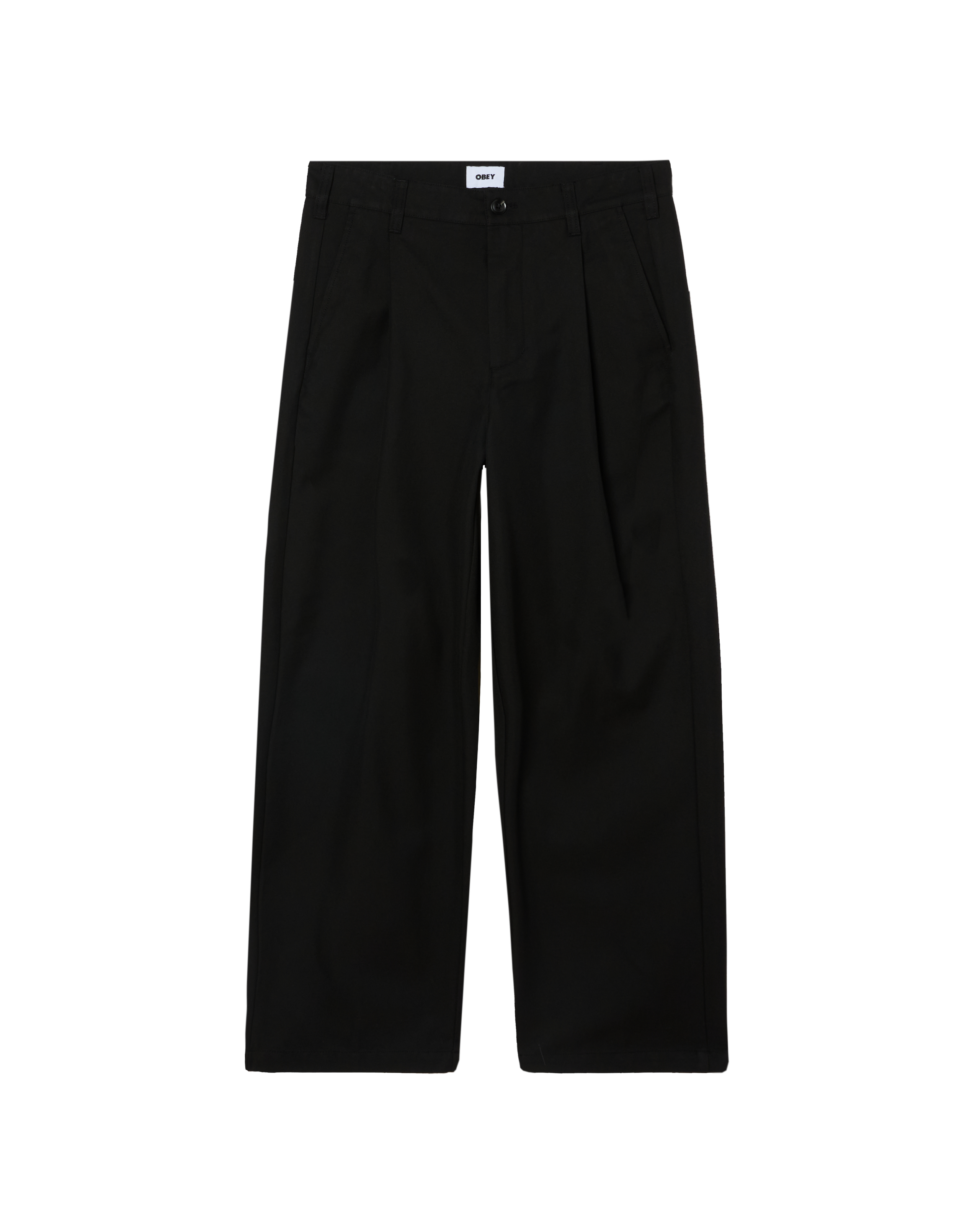 DEAN PLEATED PANT - BLACK