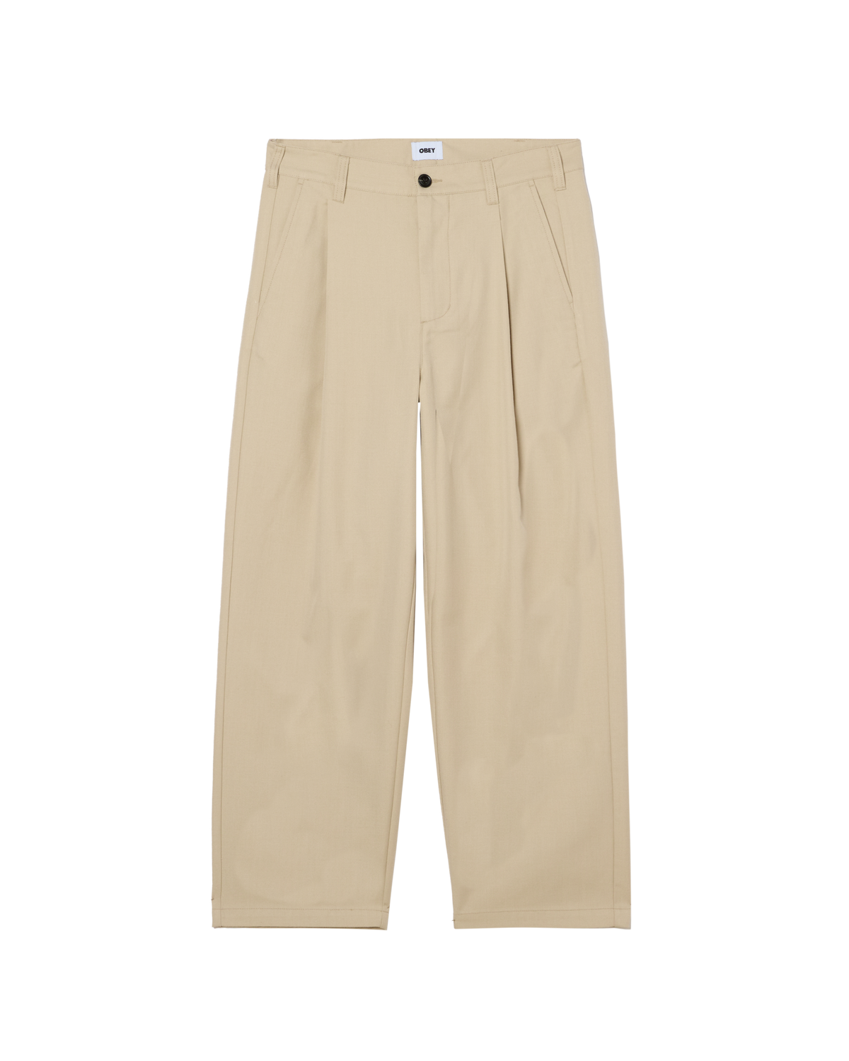 DEAN PLEATED PANT - CEMENT