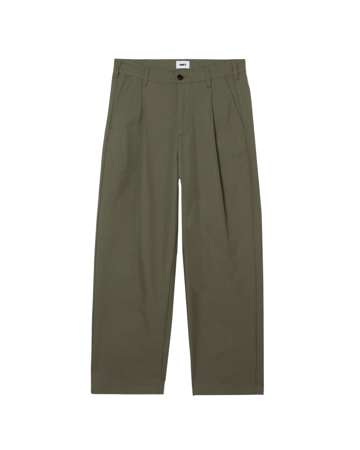 DEAN PLEATED PANT - TEA LEAF