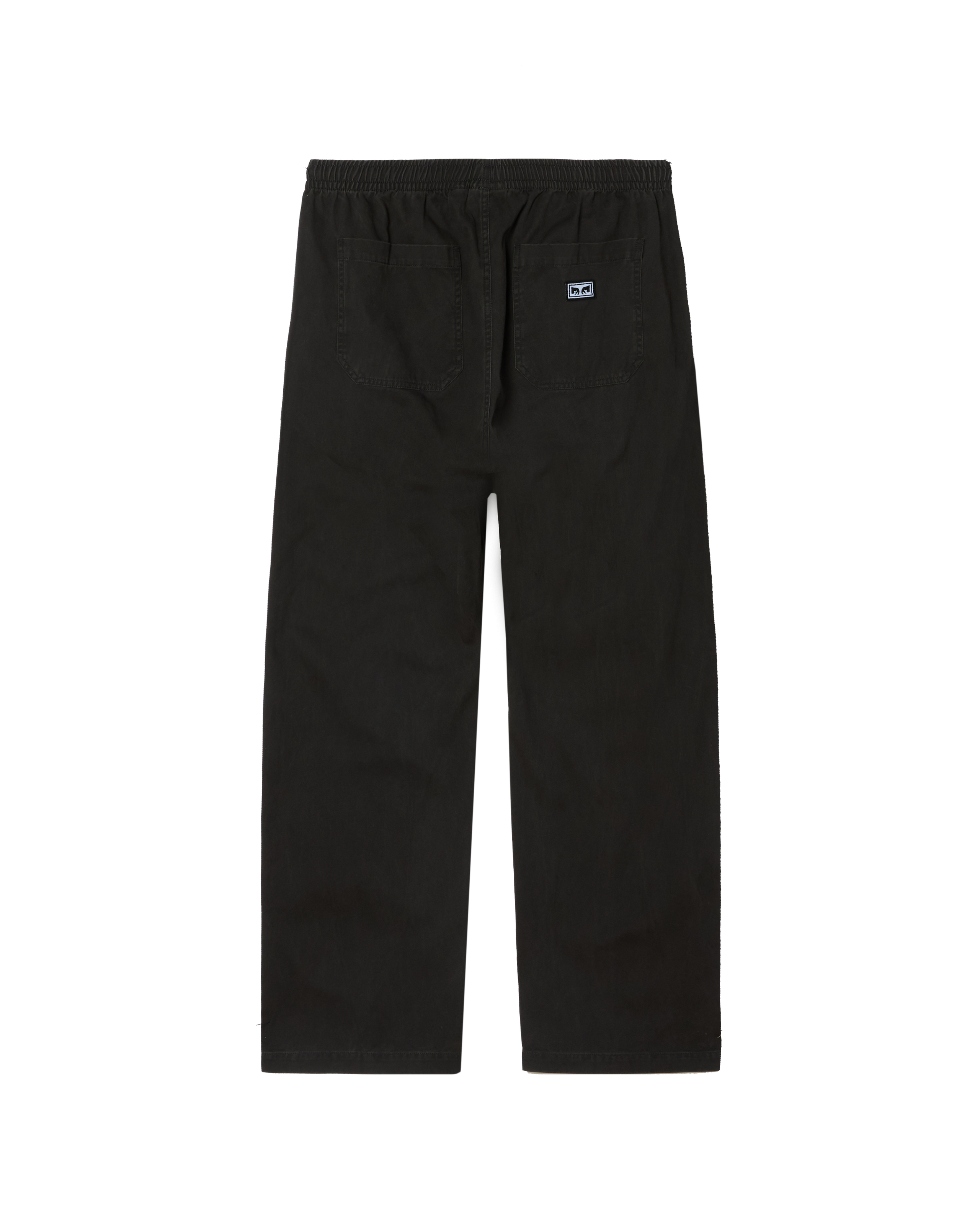 THEO EASY PANT - BLACK FADED WASH