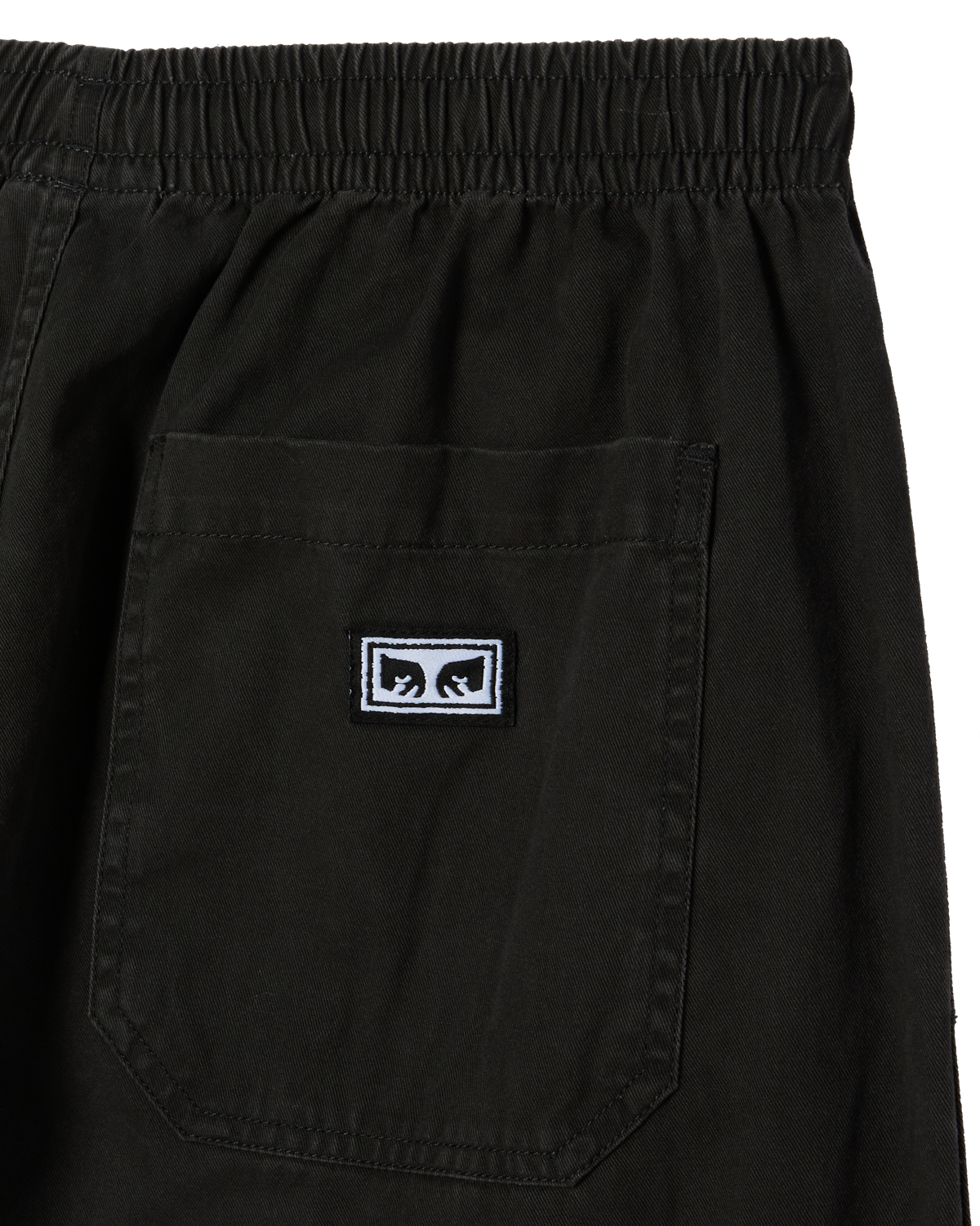 THEO EASY PANT - BLACK FADED WASH