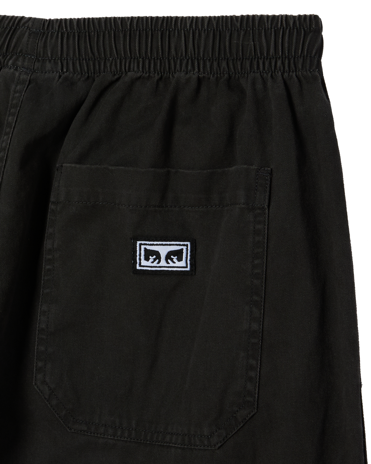 THEO EASY PANT - BLACK FADED WASH