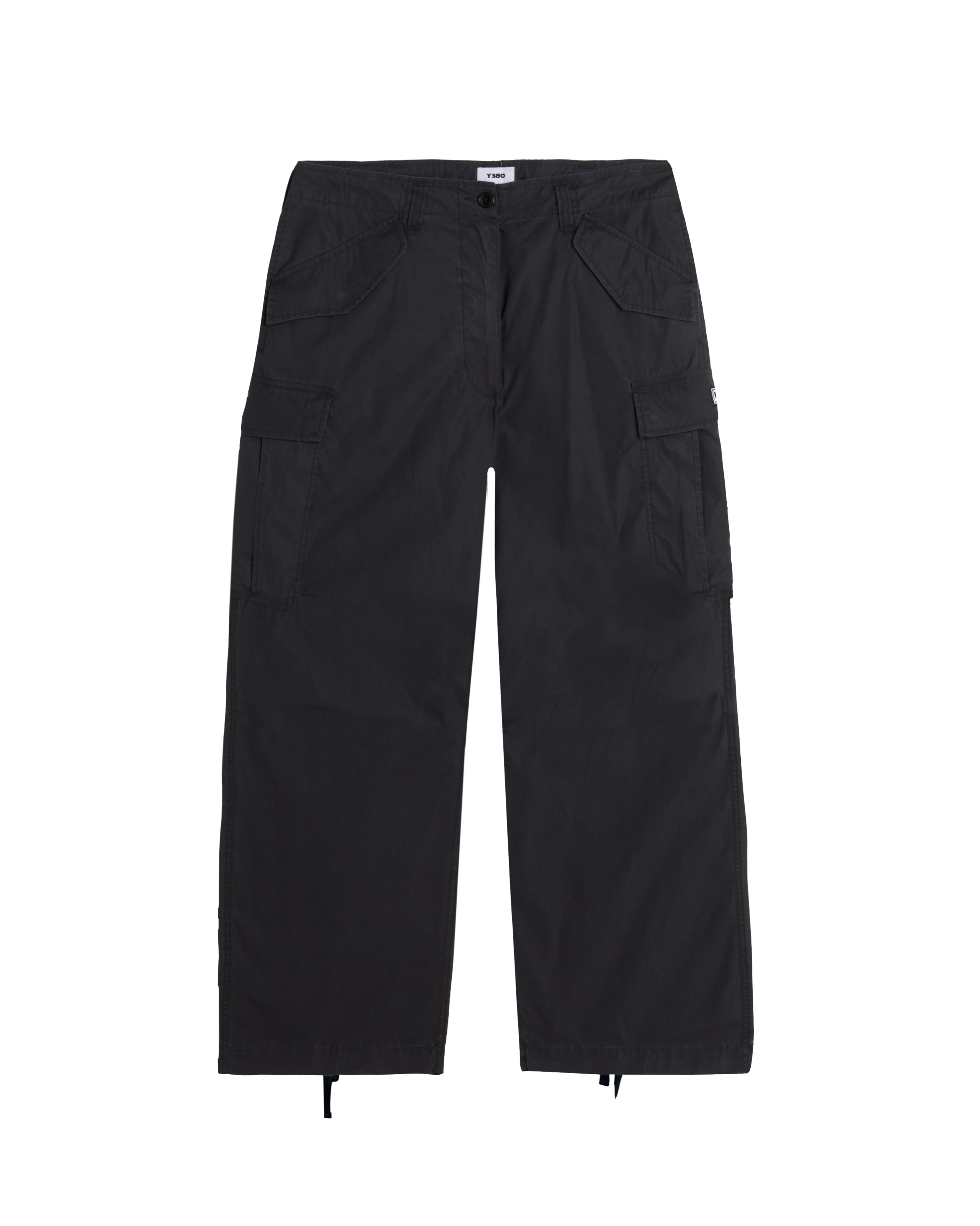 BAGGY CARGO PANT - BLACK FADED WASH