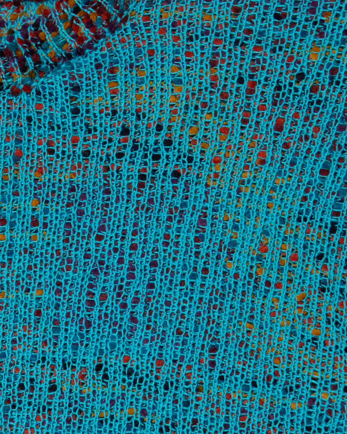 OBEY MARTIN SWEATER - TEAL MULTI