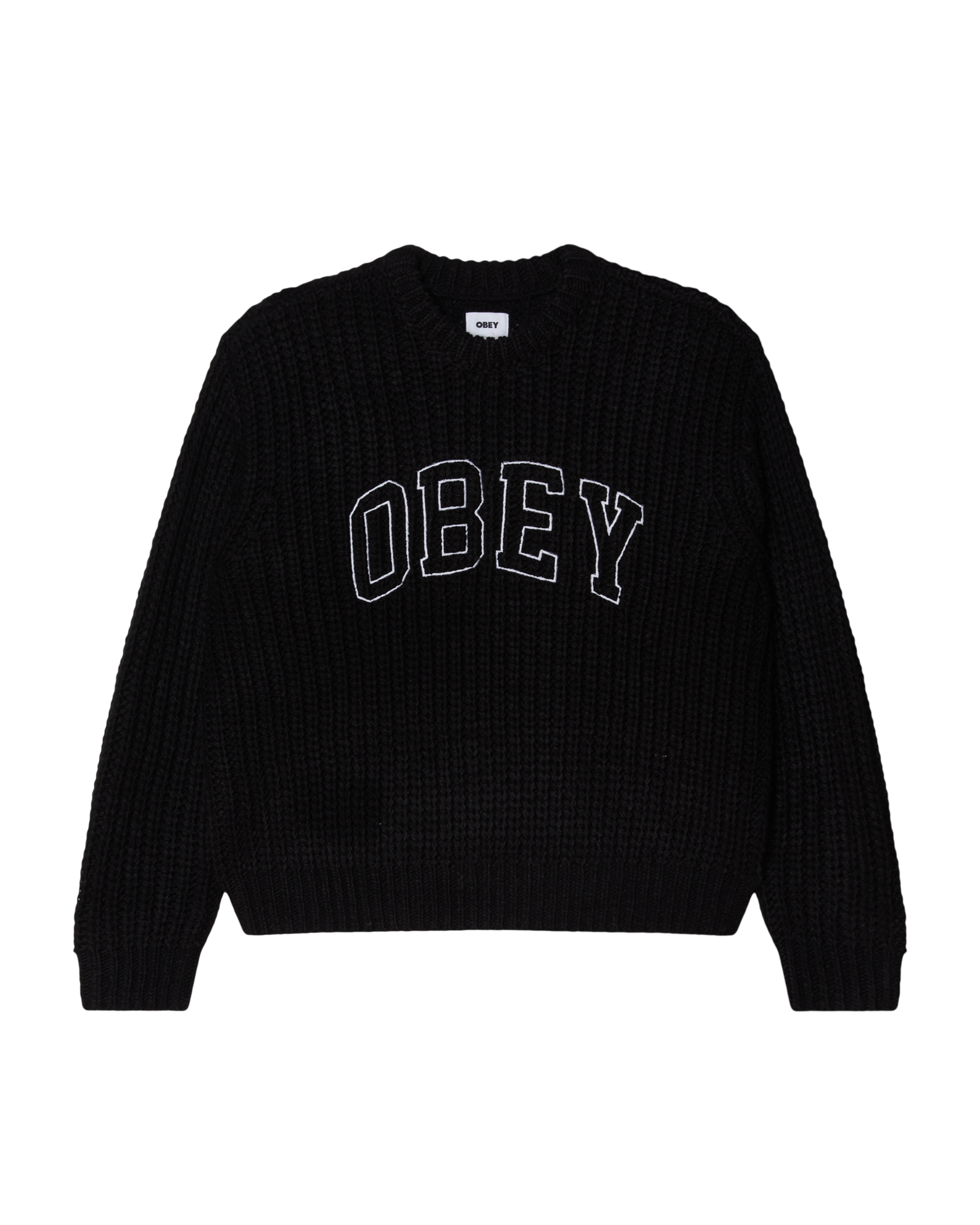 COLLEGIATE SWEATER - BLACK MULTI