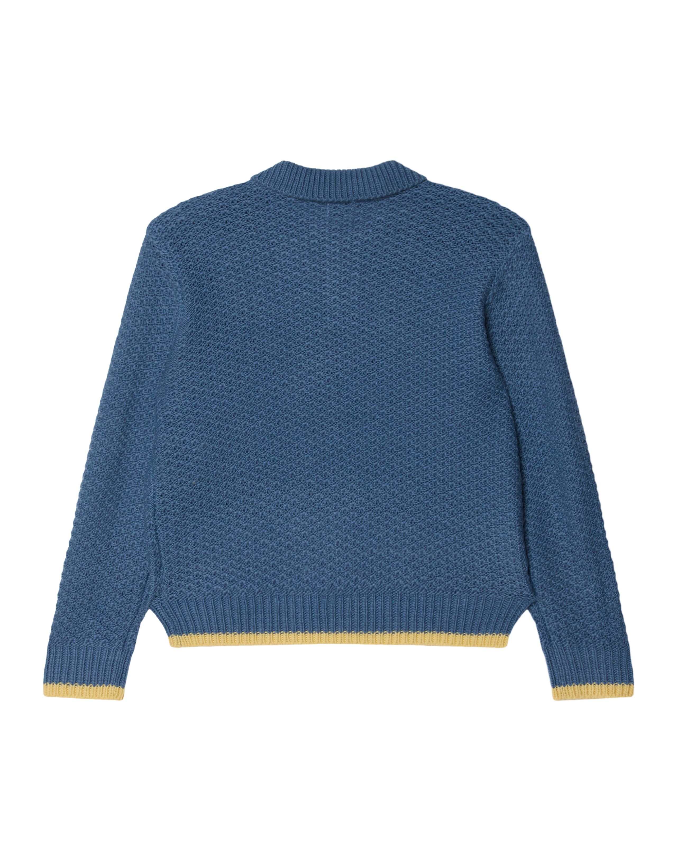 OBEY LORETO POLO SWEATER - CAPTAINS BLUE MULTI
