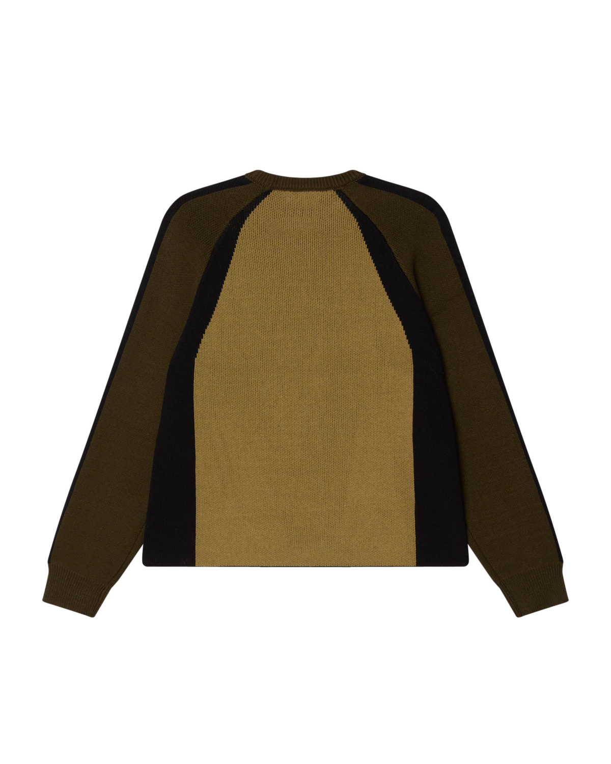 RAGLAN CREW NECK SWEATER - MERMAID GREEN MULTI