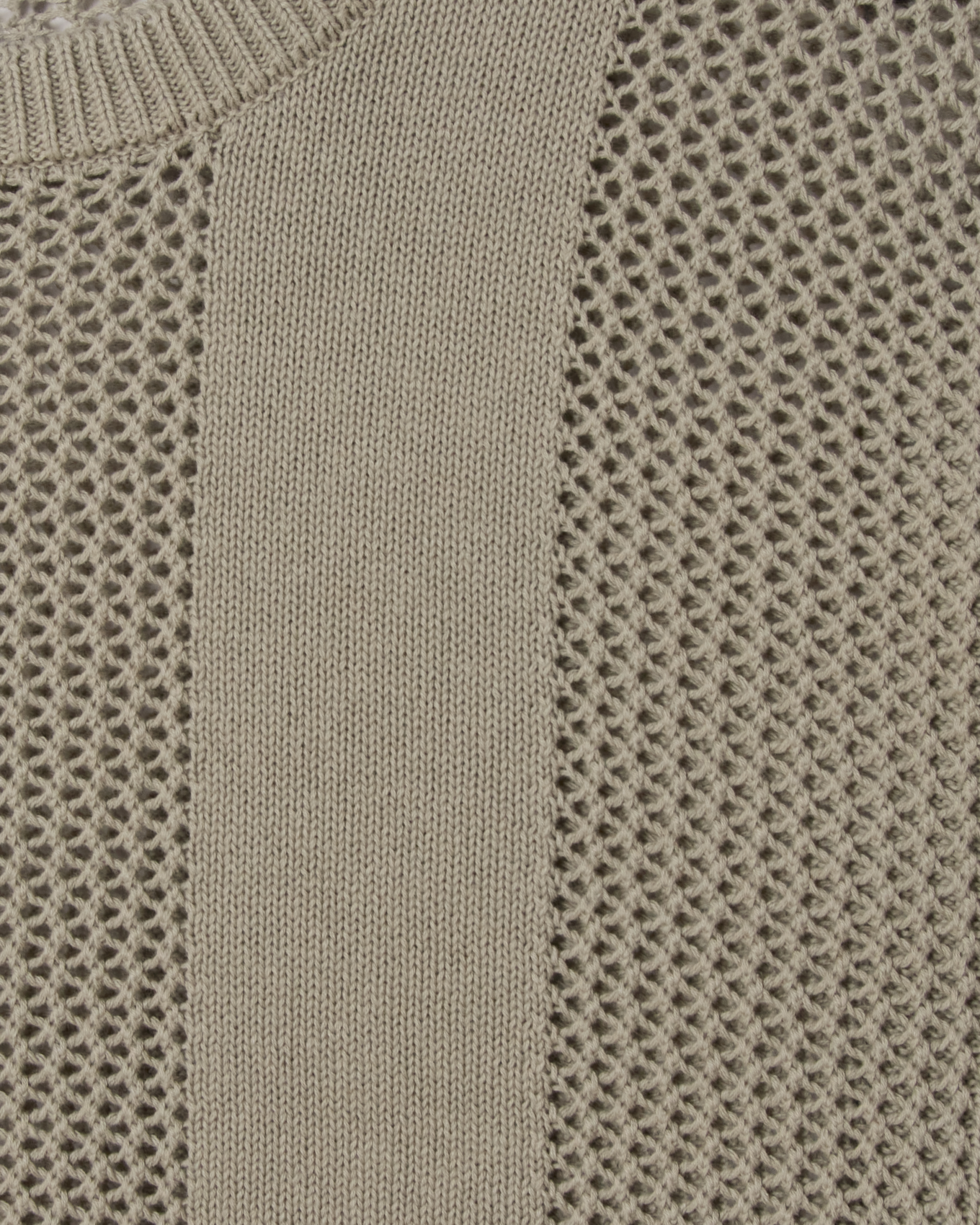 OBEY CROCHET SWEATER - LONDON FOG