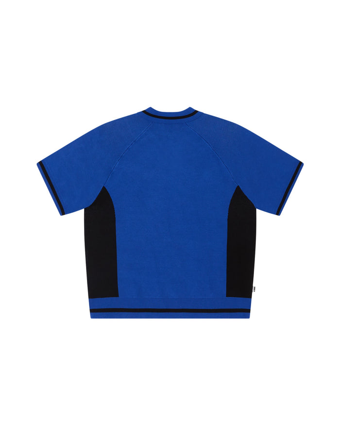 OBEY SPORT POLO SWEATER - BLUE MULTI