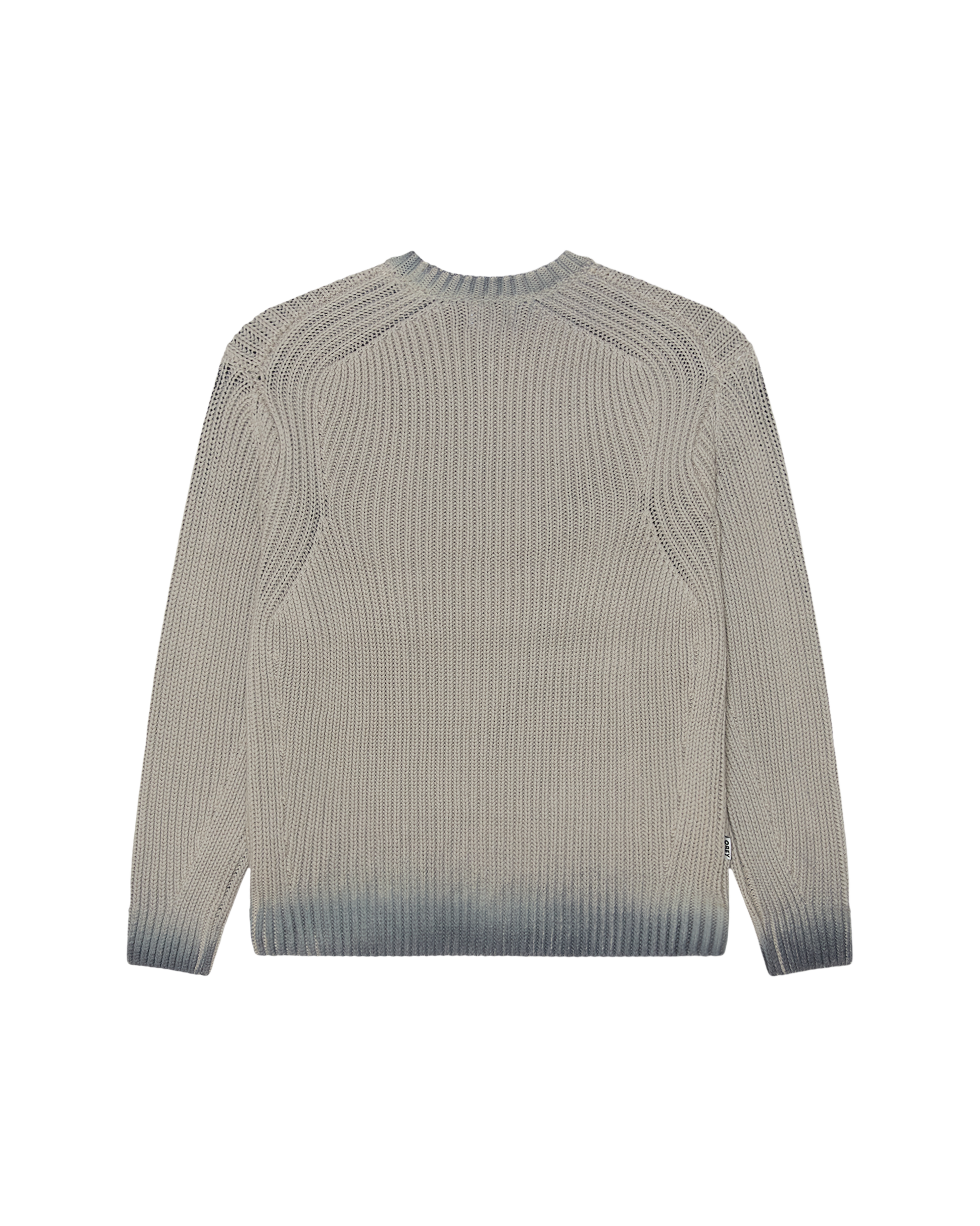 IAN FADED WASH SWEATER - GREY FADED WASH