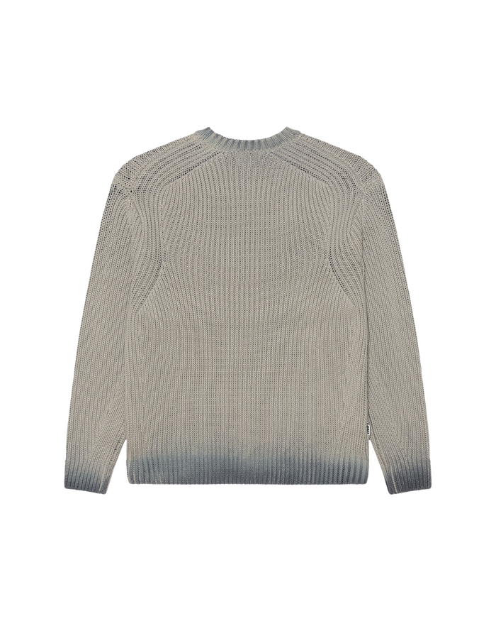 IAN FADED WASH SWEATER - GREY FADED WASH