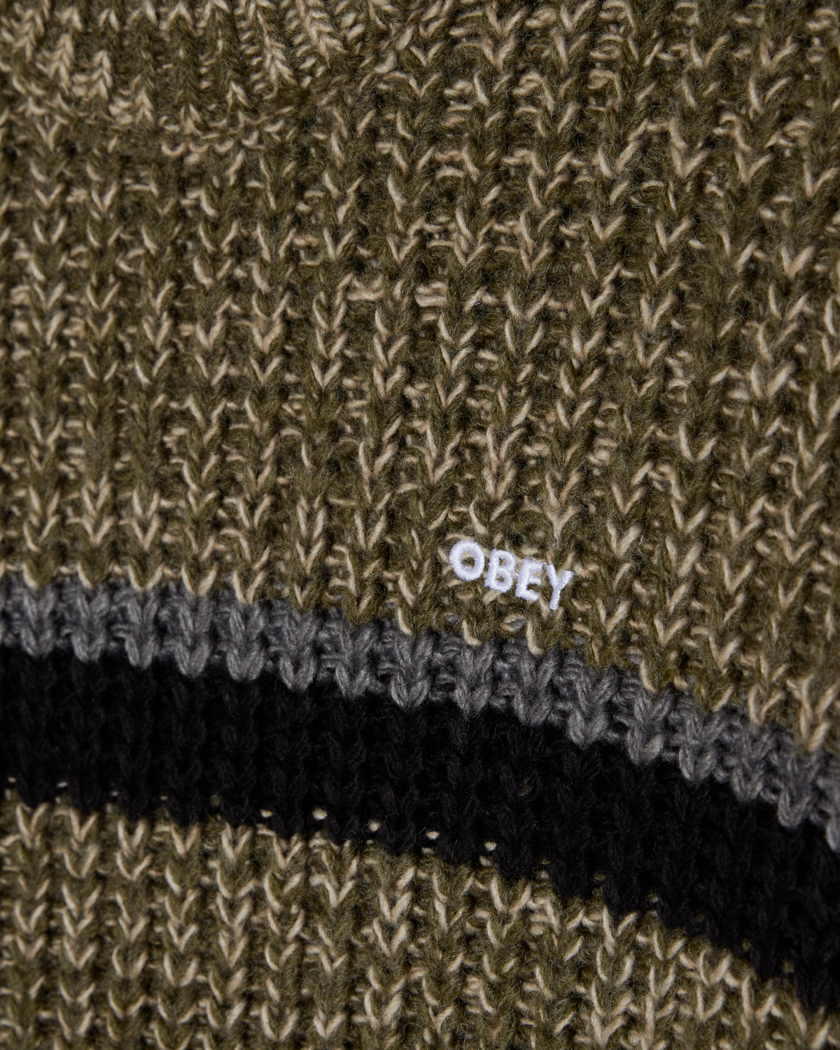 ALDEN SWEATER - GREEN MULTI