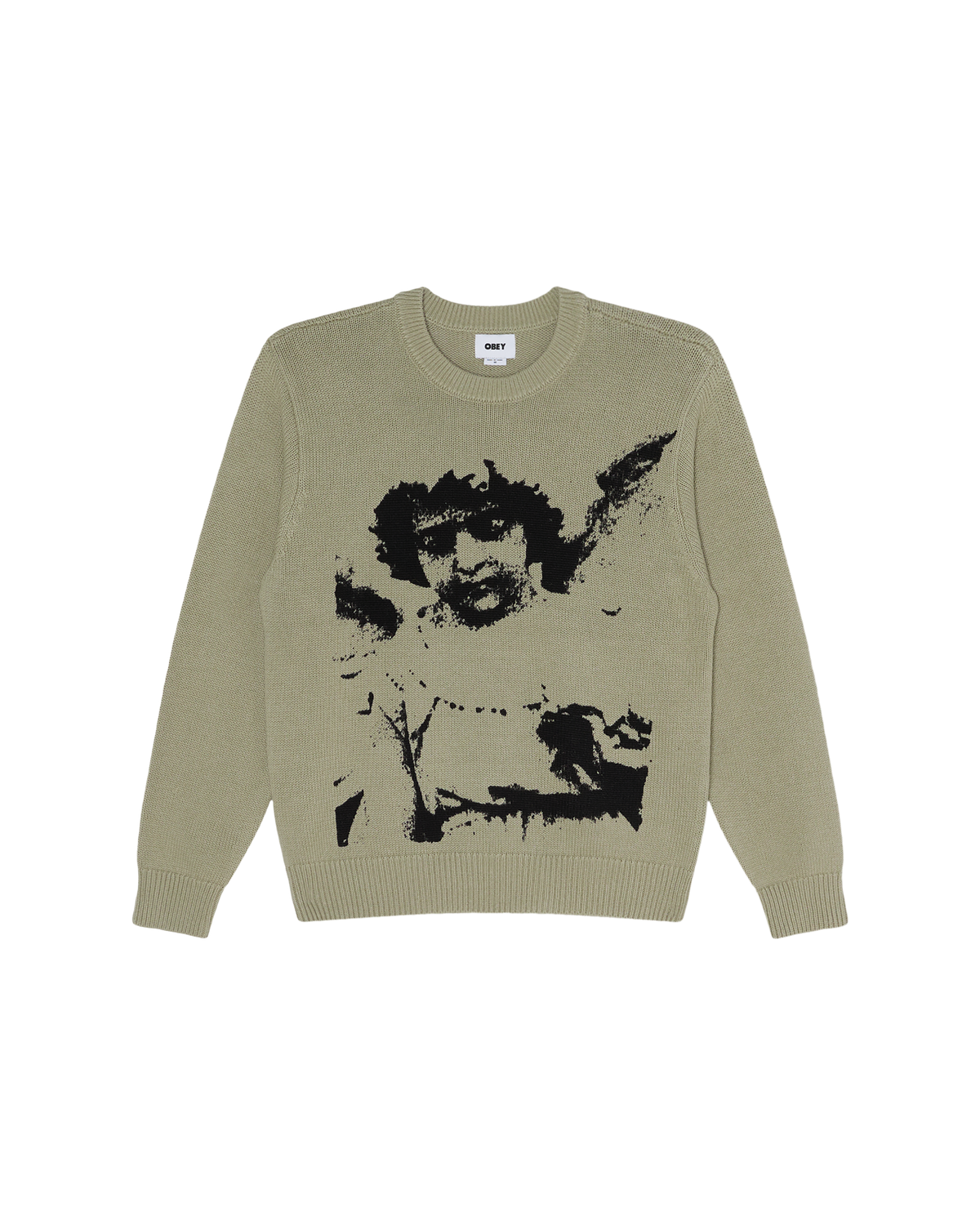 OBEY CHERUB SWEATER - ABBEY STONE
