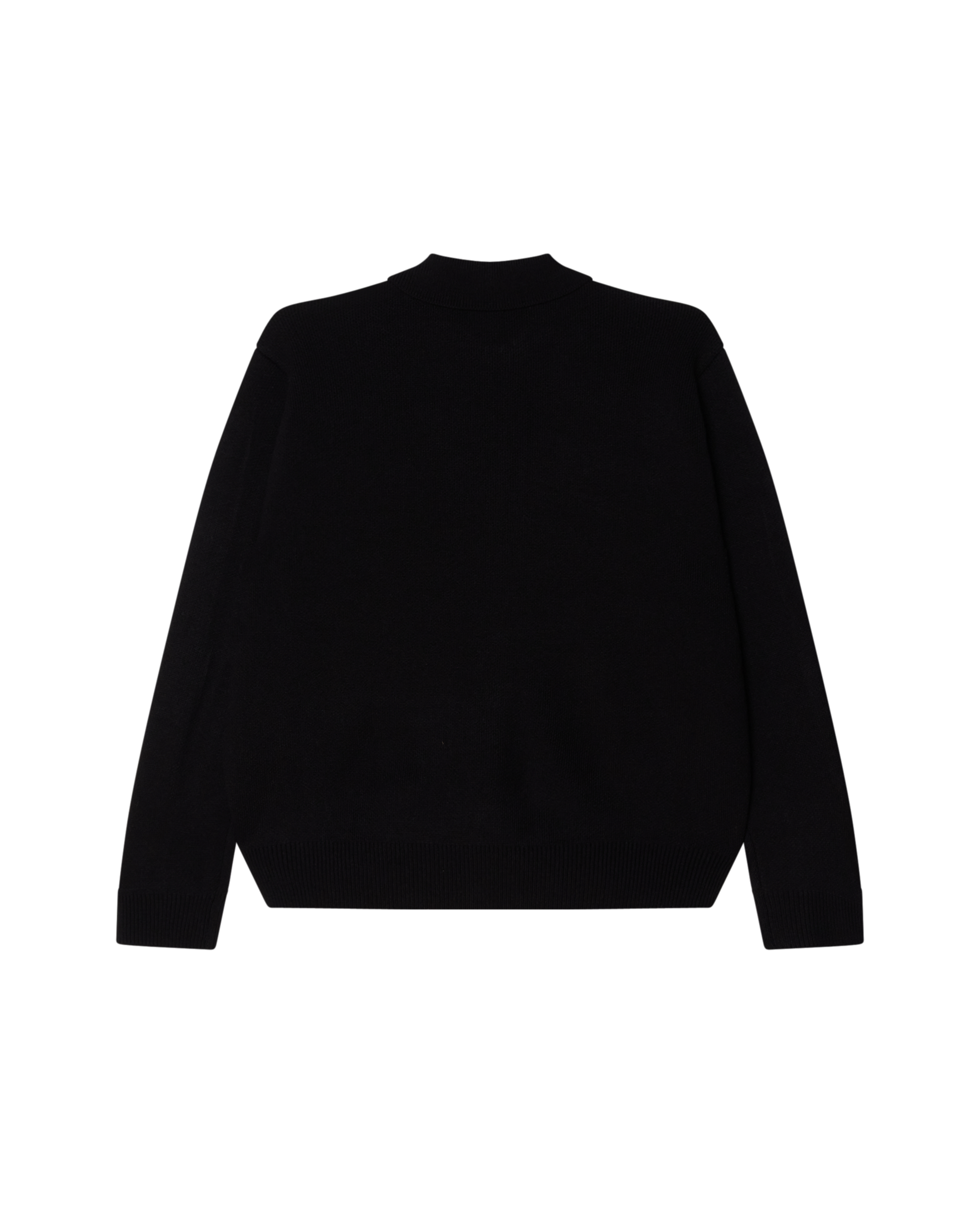 OBEY FLORAL ZIP CARDIGAN - BLACK