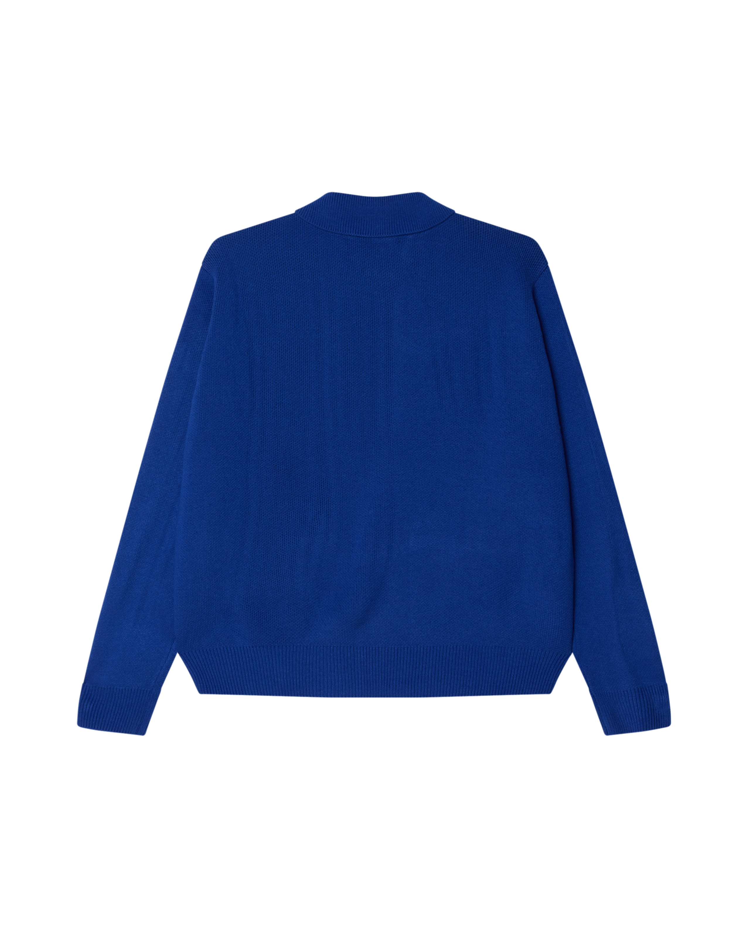 OBEY FLORAL ZIP CARDIGAN - SURF BLUE