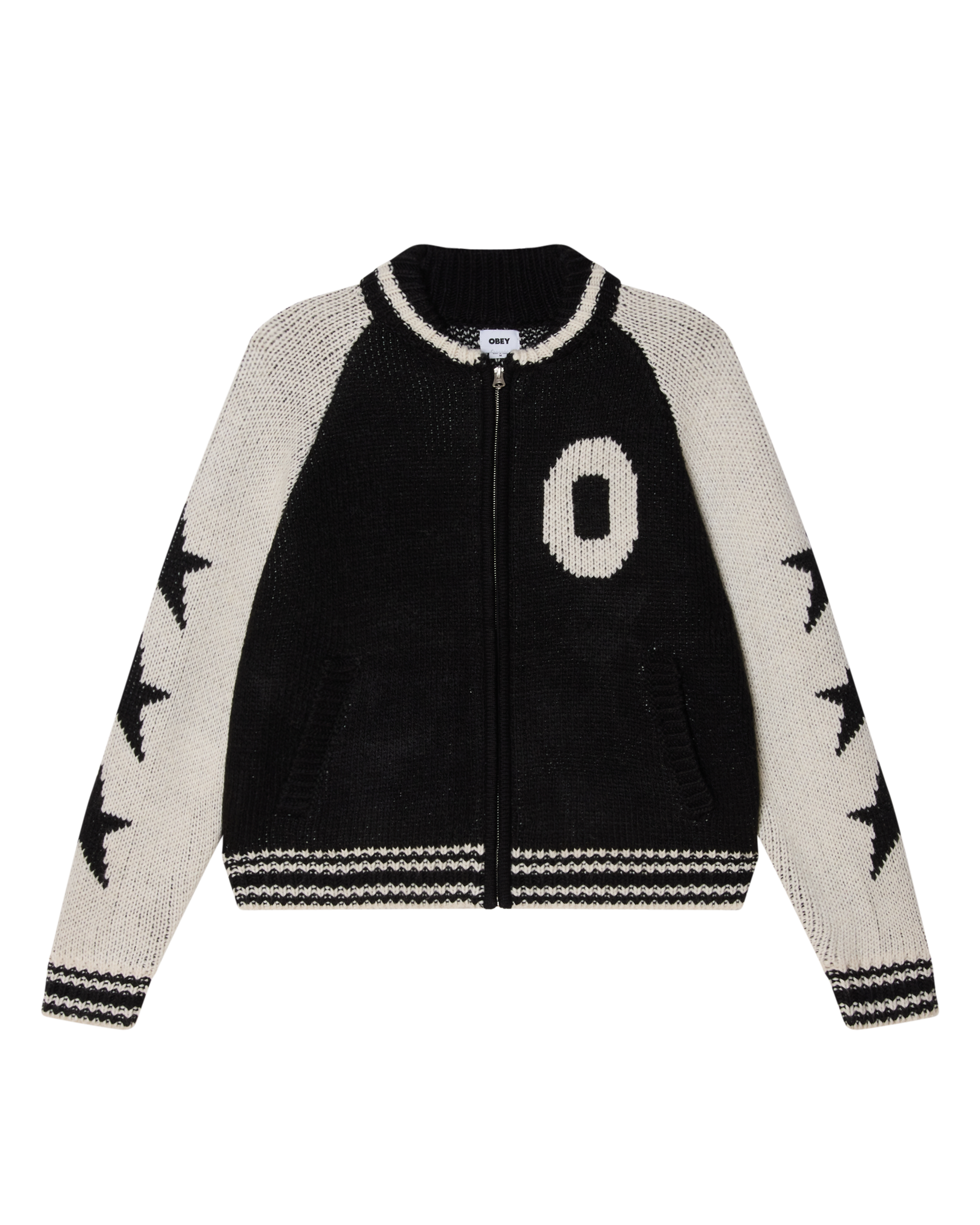 OBEY INT. COWICHAN SWEATER - BLACK – OBEY CLOTHING JP