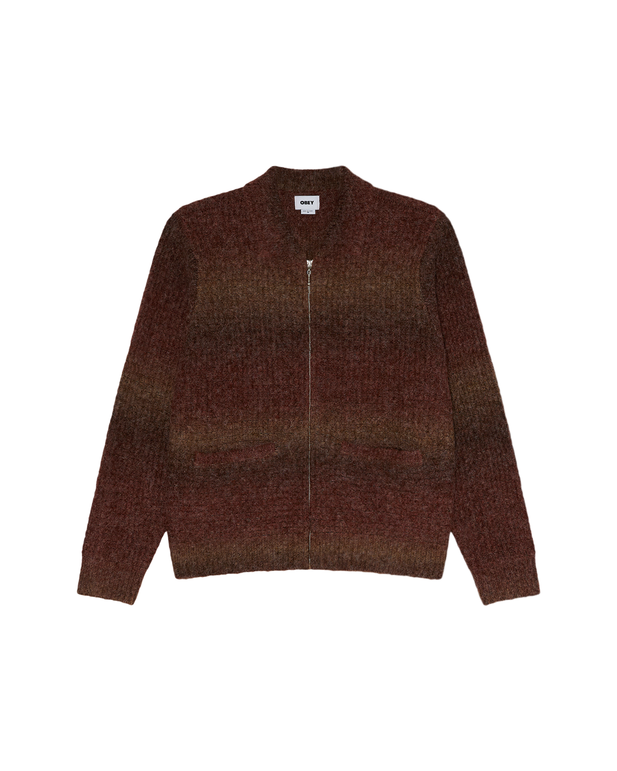 ANTON GRADIENT CARDIGAN - BROWN MULTI