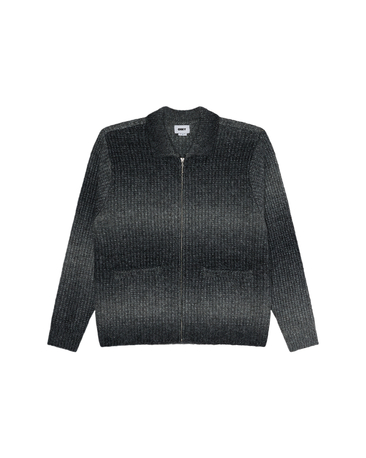 ANTON GRADIENT CARDIGAN - CHARCOAL MULTI