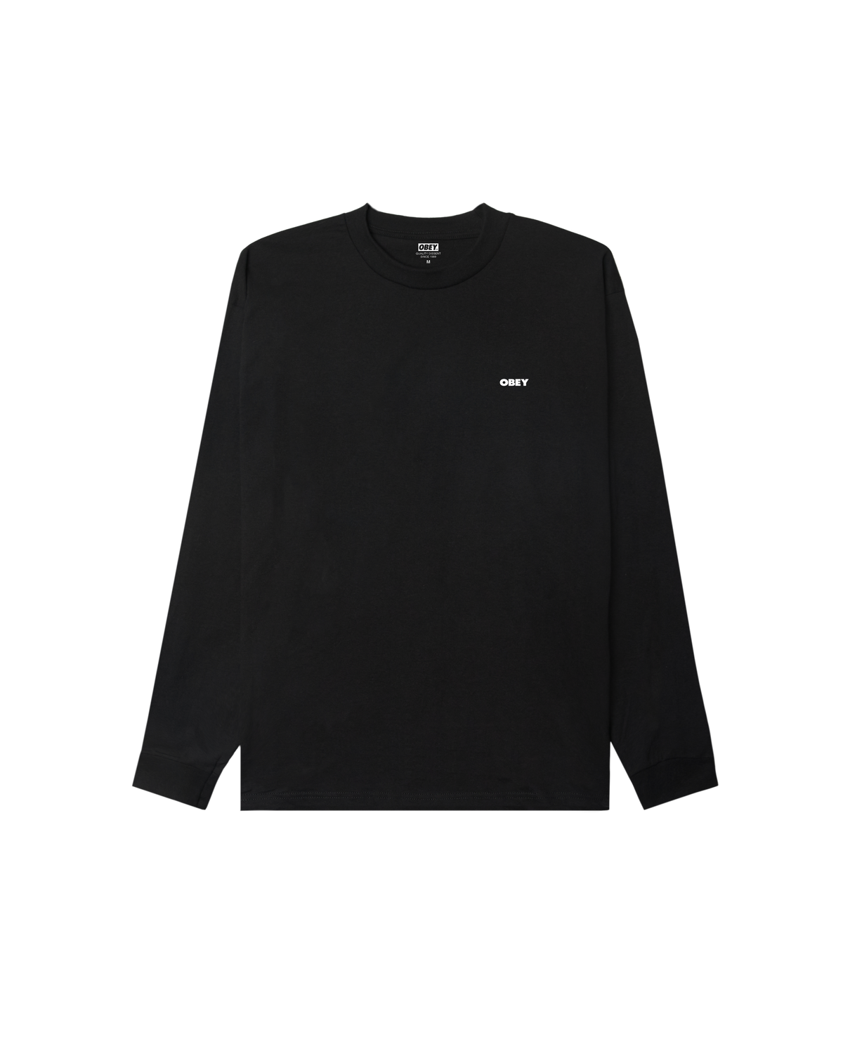 THE MEDIUM IS THE MESSAGE CLASSIC LS T-SHIRT - BLACK
